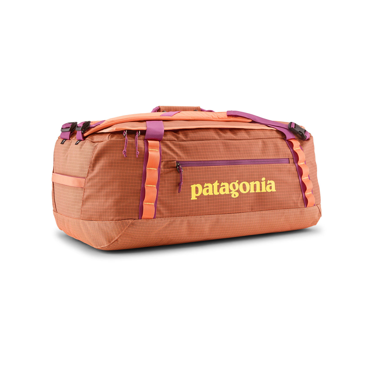 Patagonia Black Hole Duffel 55L in Peach Sherbet — front view # color_Peach Sherbet