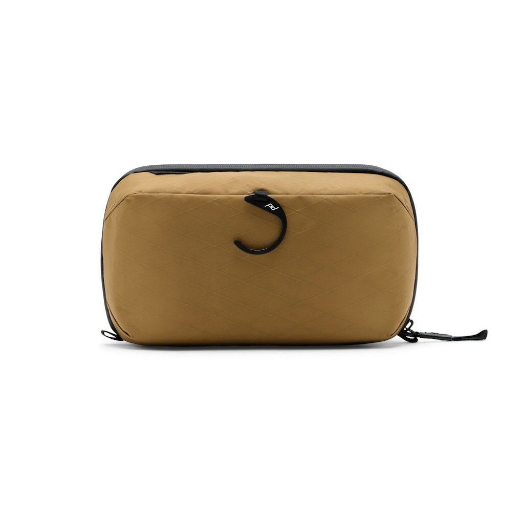 Peak Design Wash Pouch in Coyote — back view