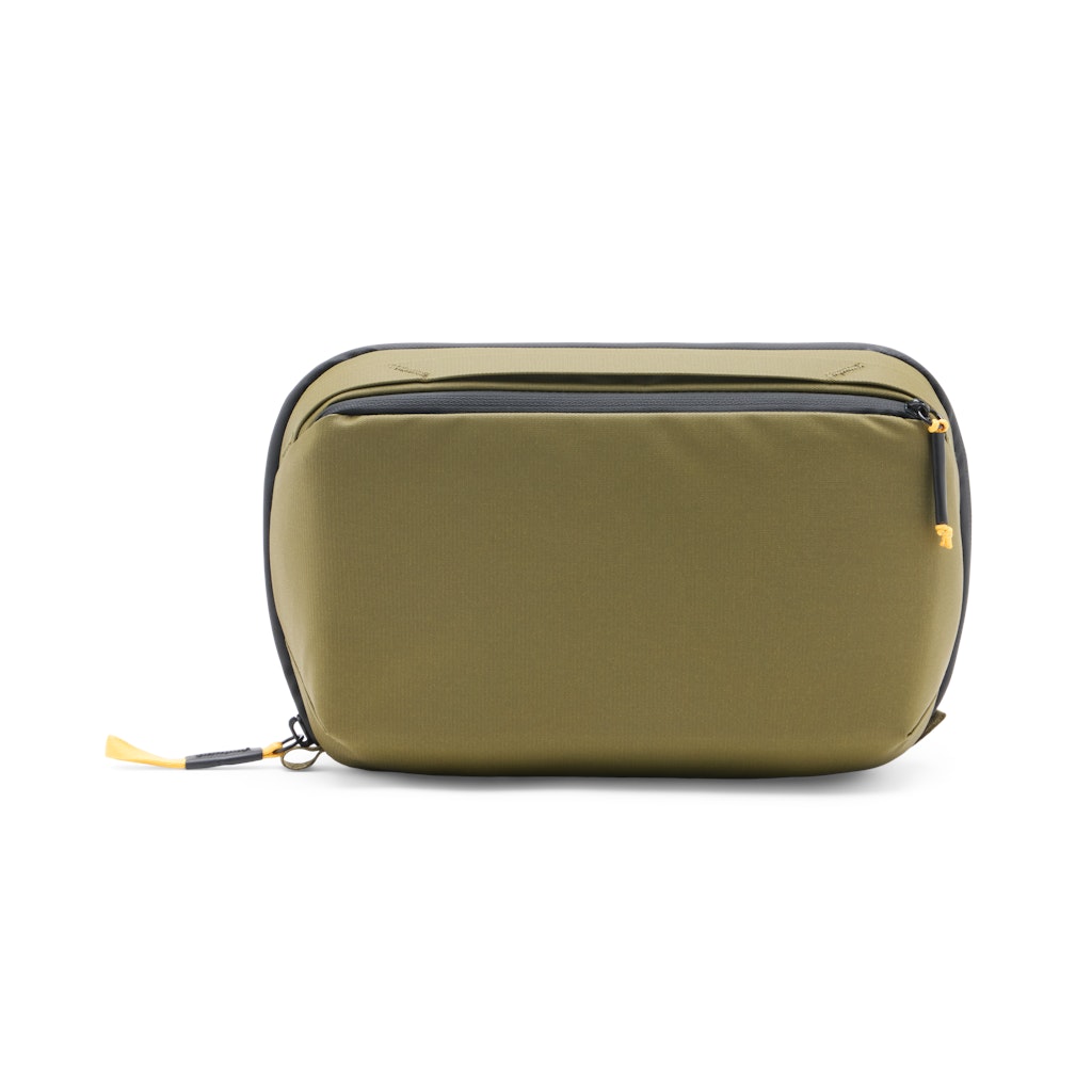 Peak Design Wash Pouch in Kelp — back view