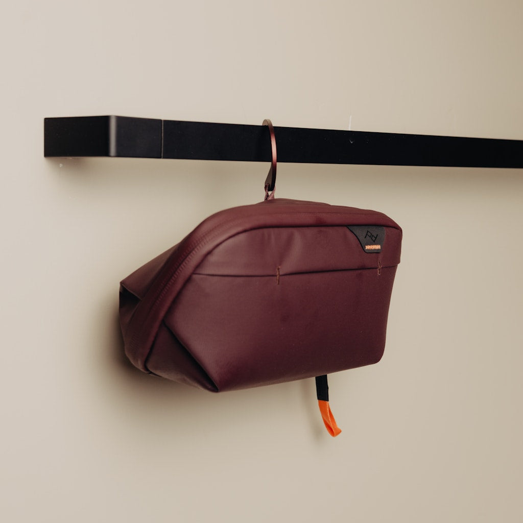 Peak Design Wash Pouch Small in Eclipse — lifestyle # color_Eclipse