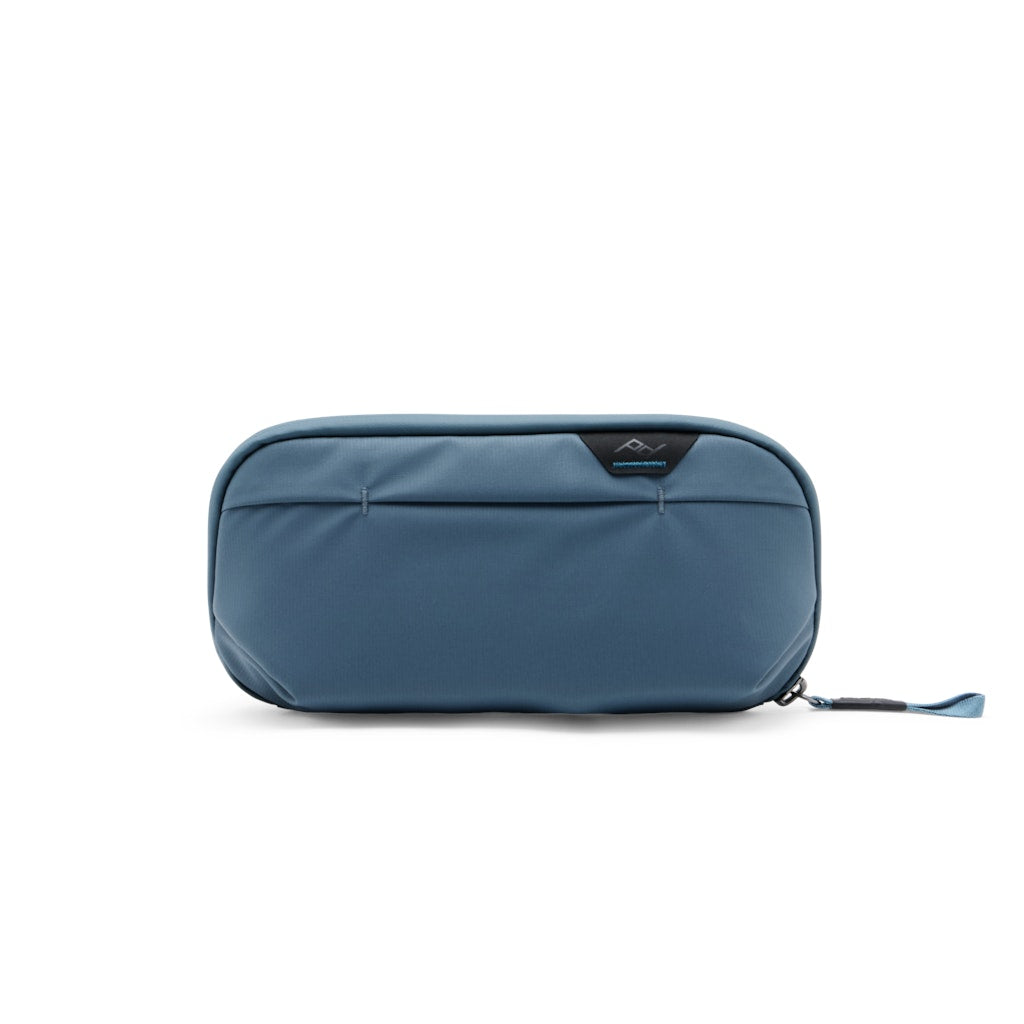 Peak Design Wash Pouch Small in Ocean — front view # color_Ocean