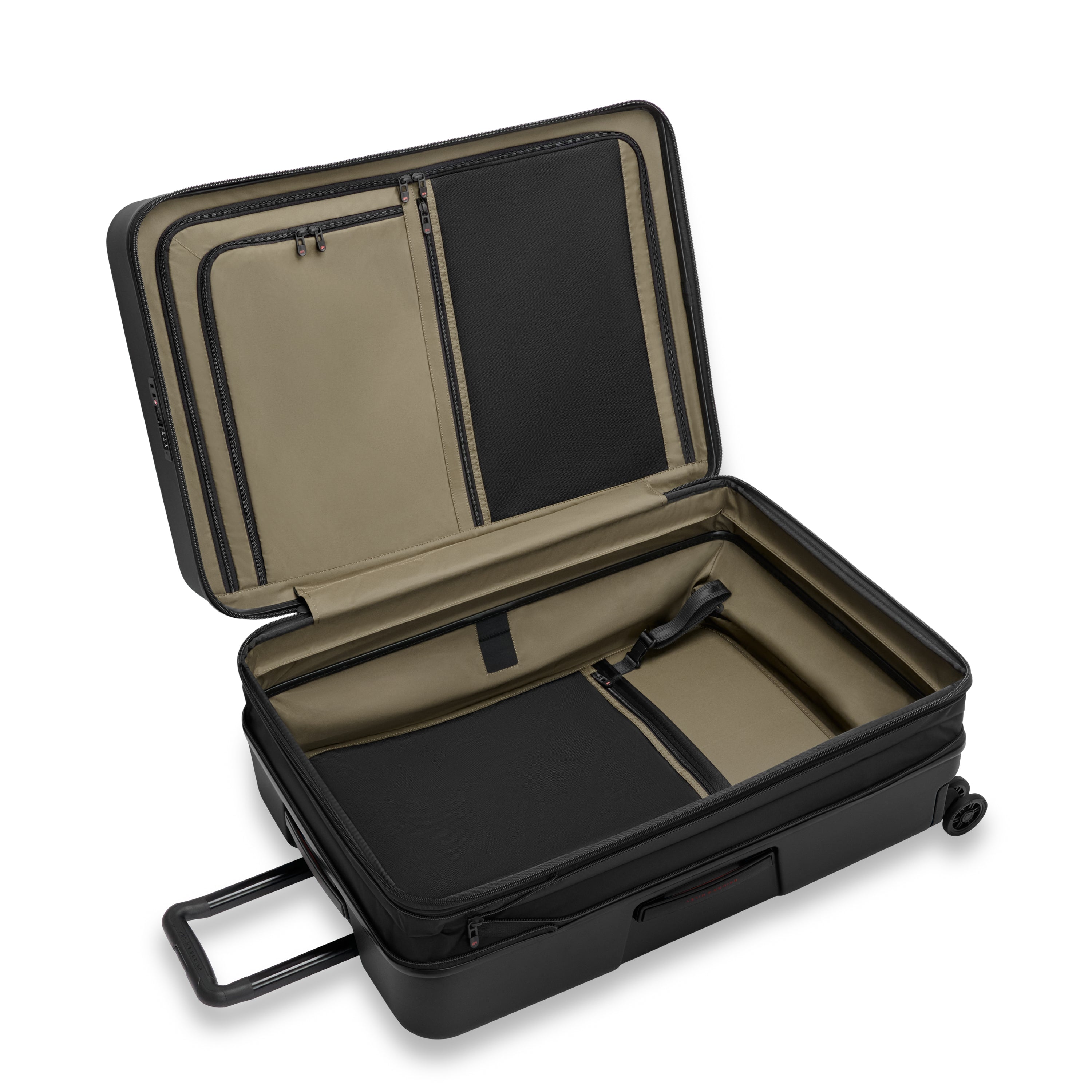Briggs & Riley ZDX Large 30" Hardside Expandable Spinner in Black — interior view 2 # color_Black