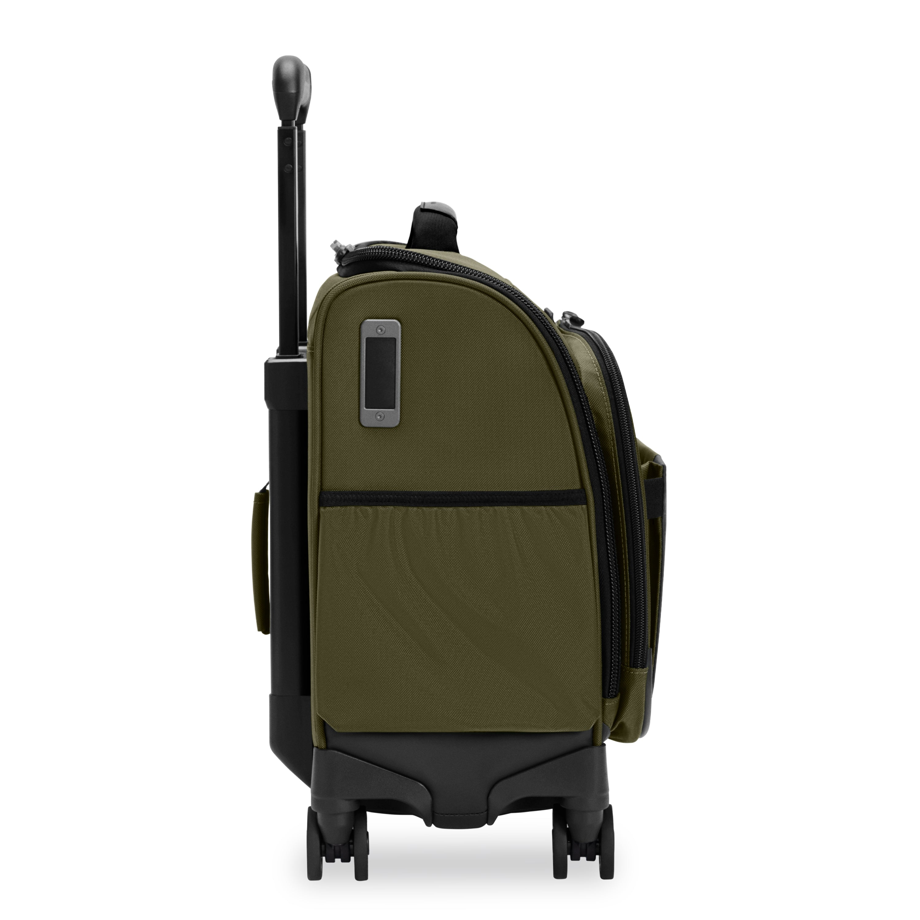 Briggs & Riley ZDX Cabin Spinner in Hunter — side view # color_Hunter