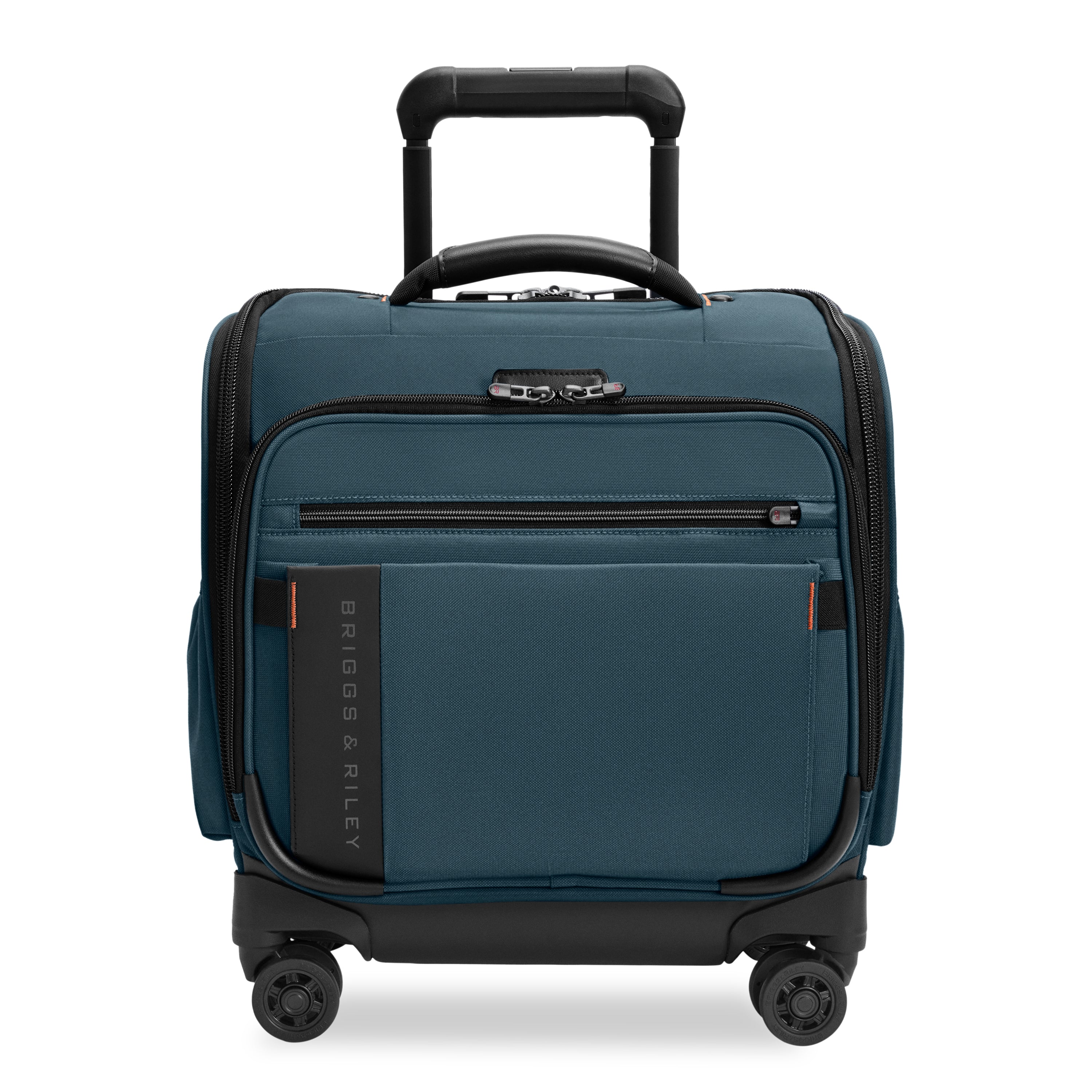 Briggs & Riley ZDX Cabin Spinner in Ocean — front view # color_Ocean