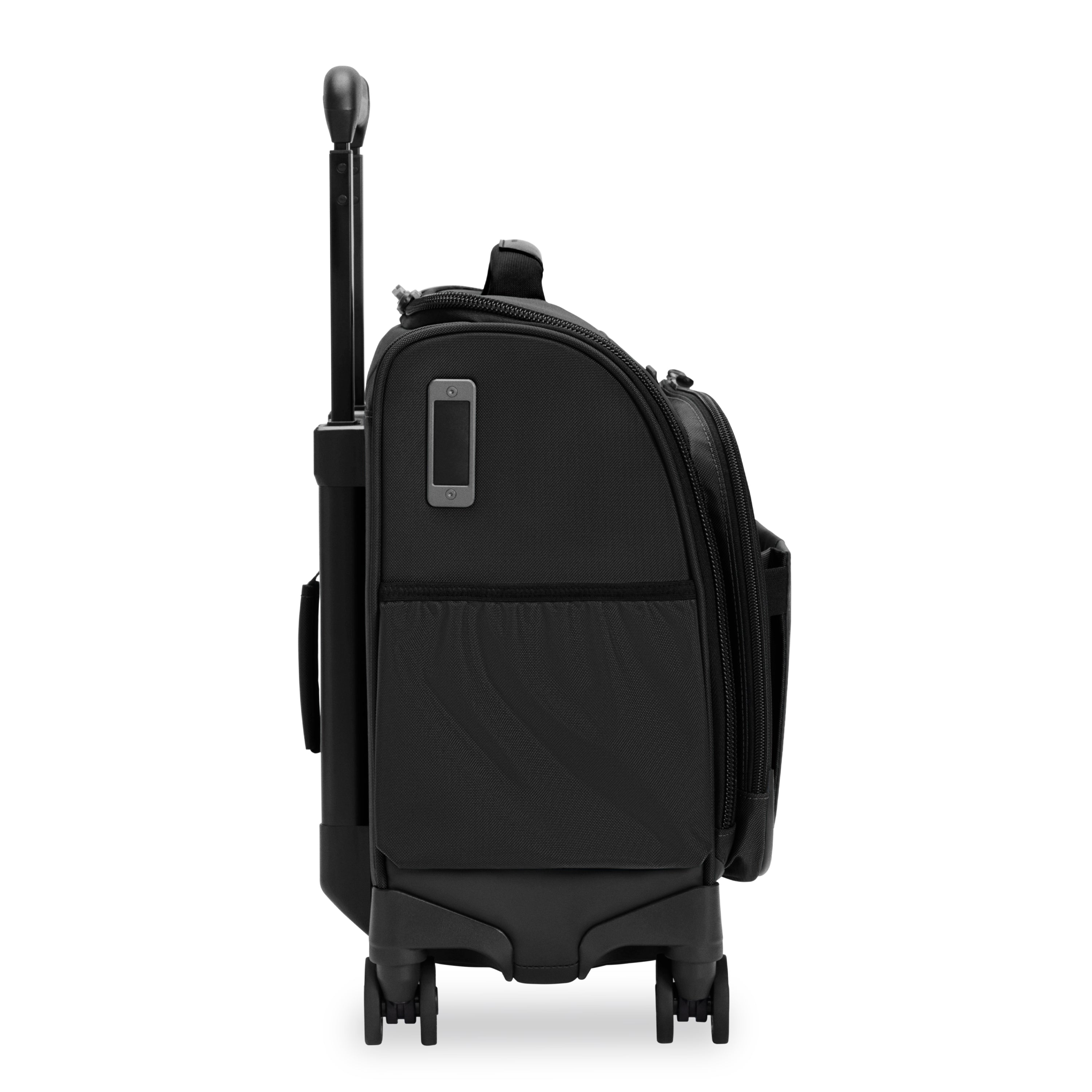 Briggs & Riley ZDX Cabin Spinner in Black — side view # color_Black