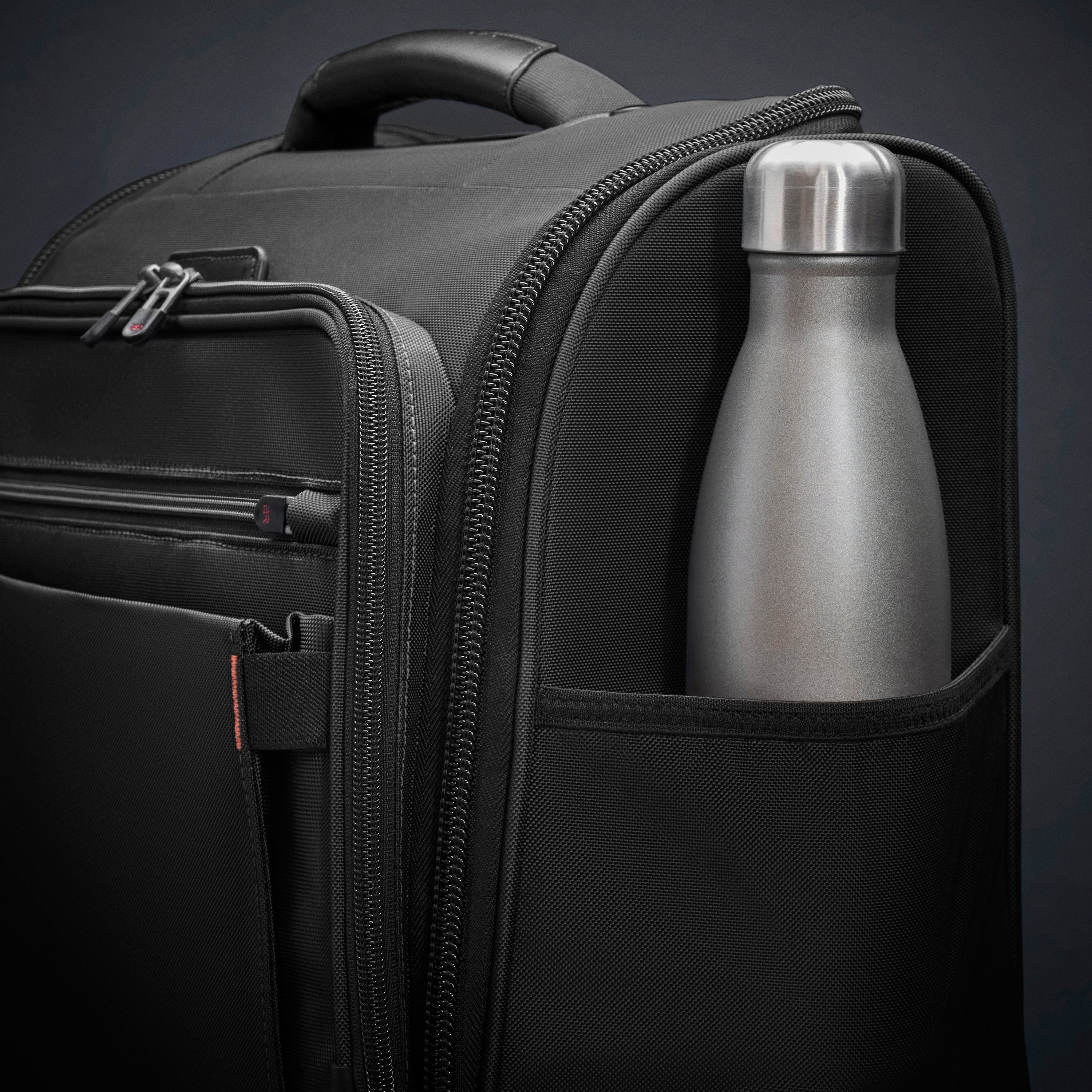 Briggs & Riley ZDX Cabin Spinner in Black — detail view 2 # color_Black