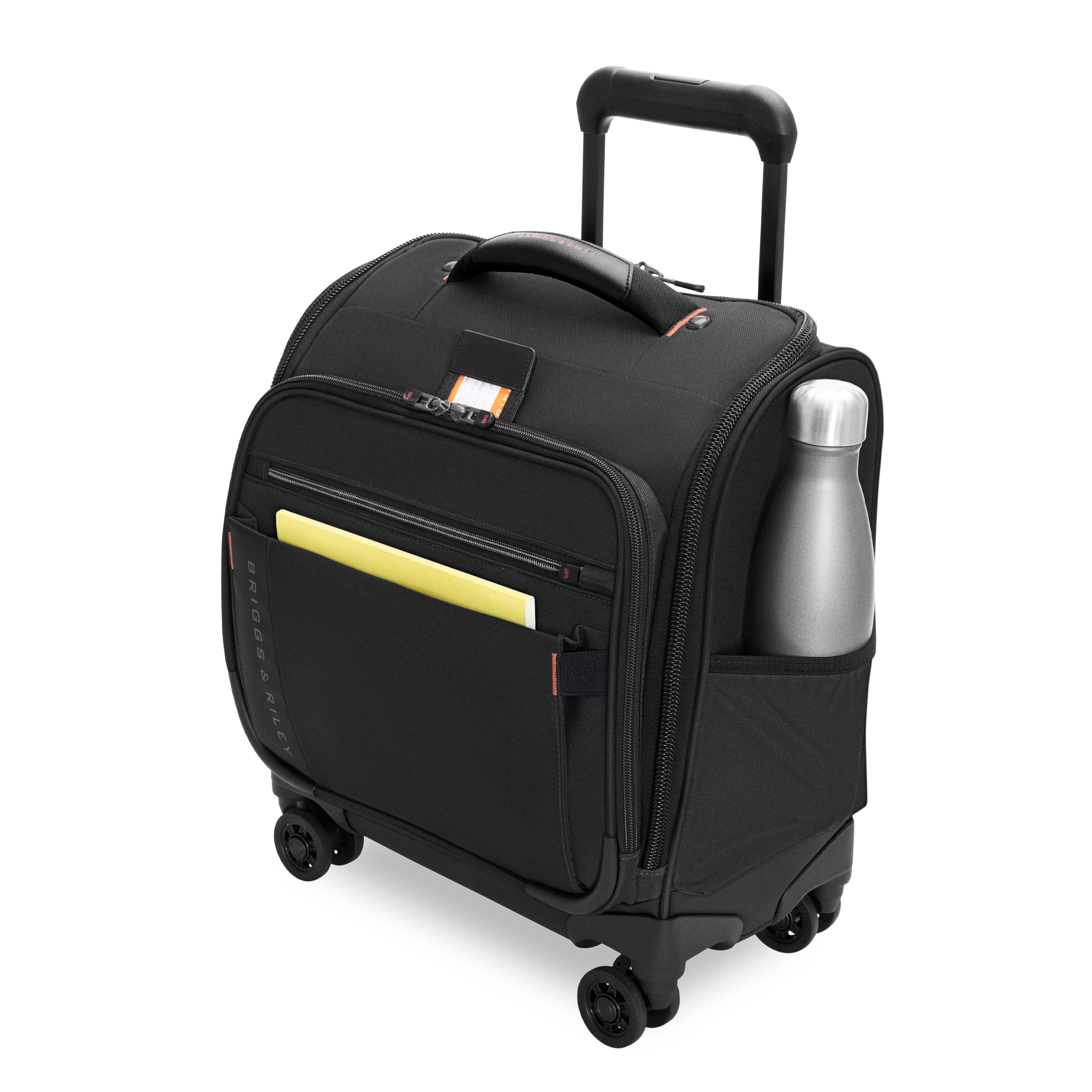 Briggs & Riley ZDX Cabin Spinner in Black — angle view 2 # color_Black