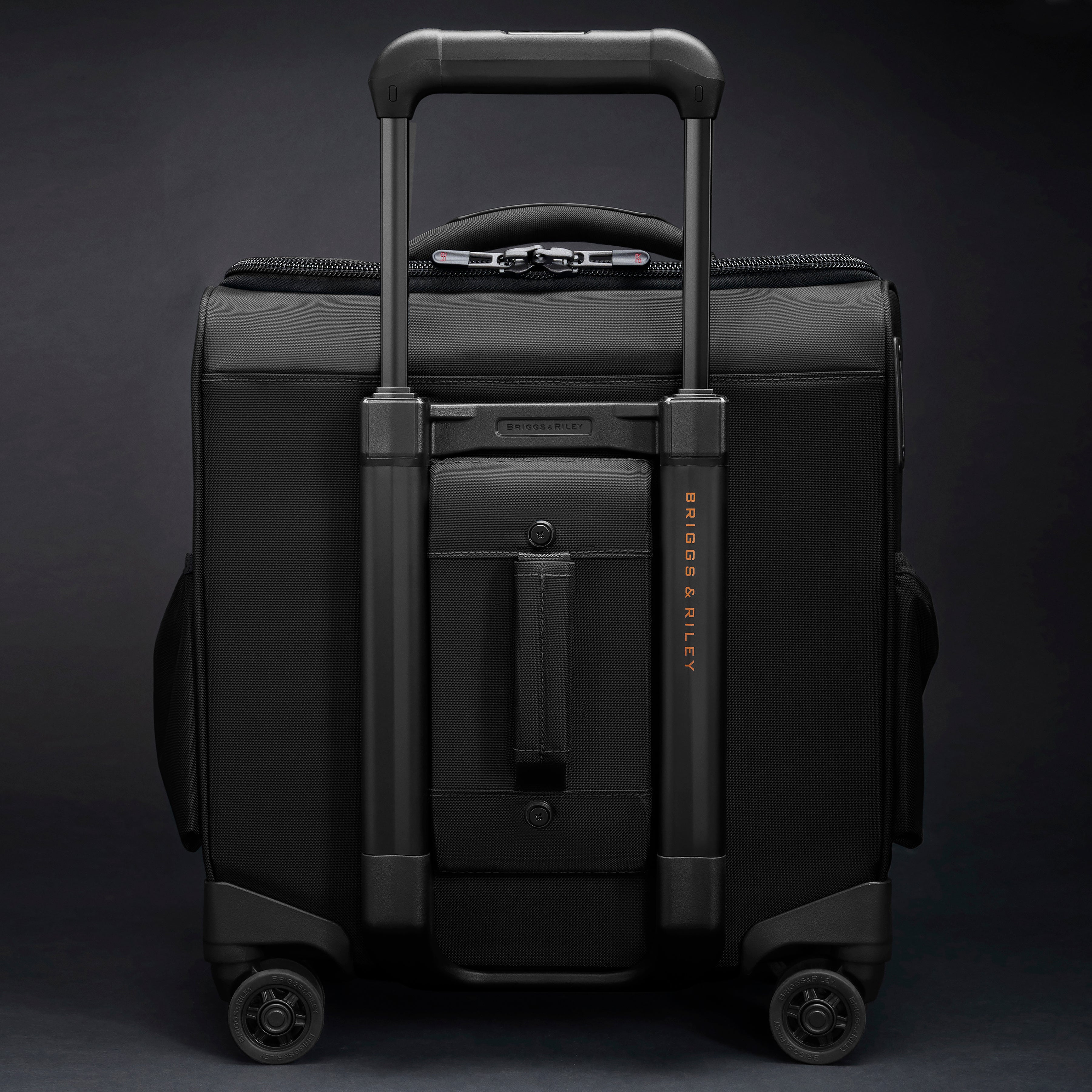 Briggs & Riley ZDX Cabin Spinner in Black — back view 3 # color_Black