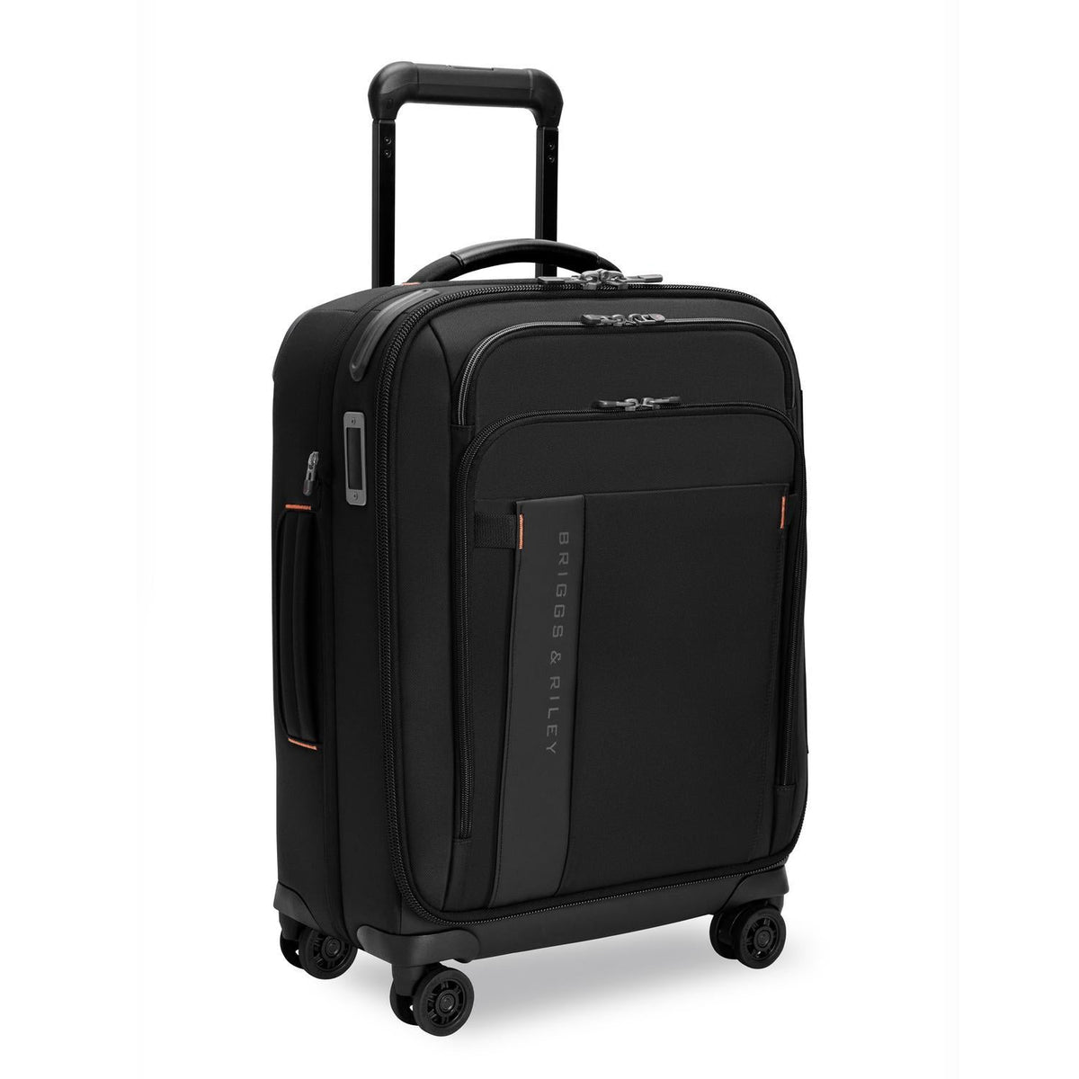 Briggs & Riley ZDX Global 21" Carry-On Expandable Spinner in Black — angle view 2 # color_Black
