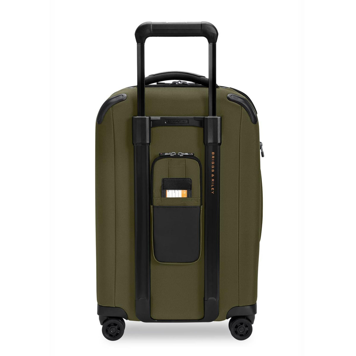 Briggs & Riley ZDX Essential 22" Carry-On Expandable Spinner in Hunter — back view