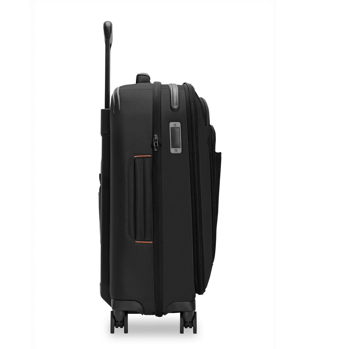 Briggs & Riley ZDX Essential 22" Carry-On Expandable Spinner in Black — angle view 3