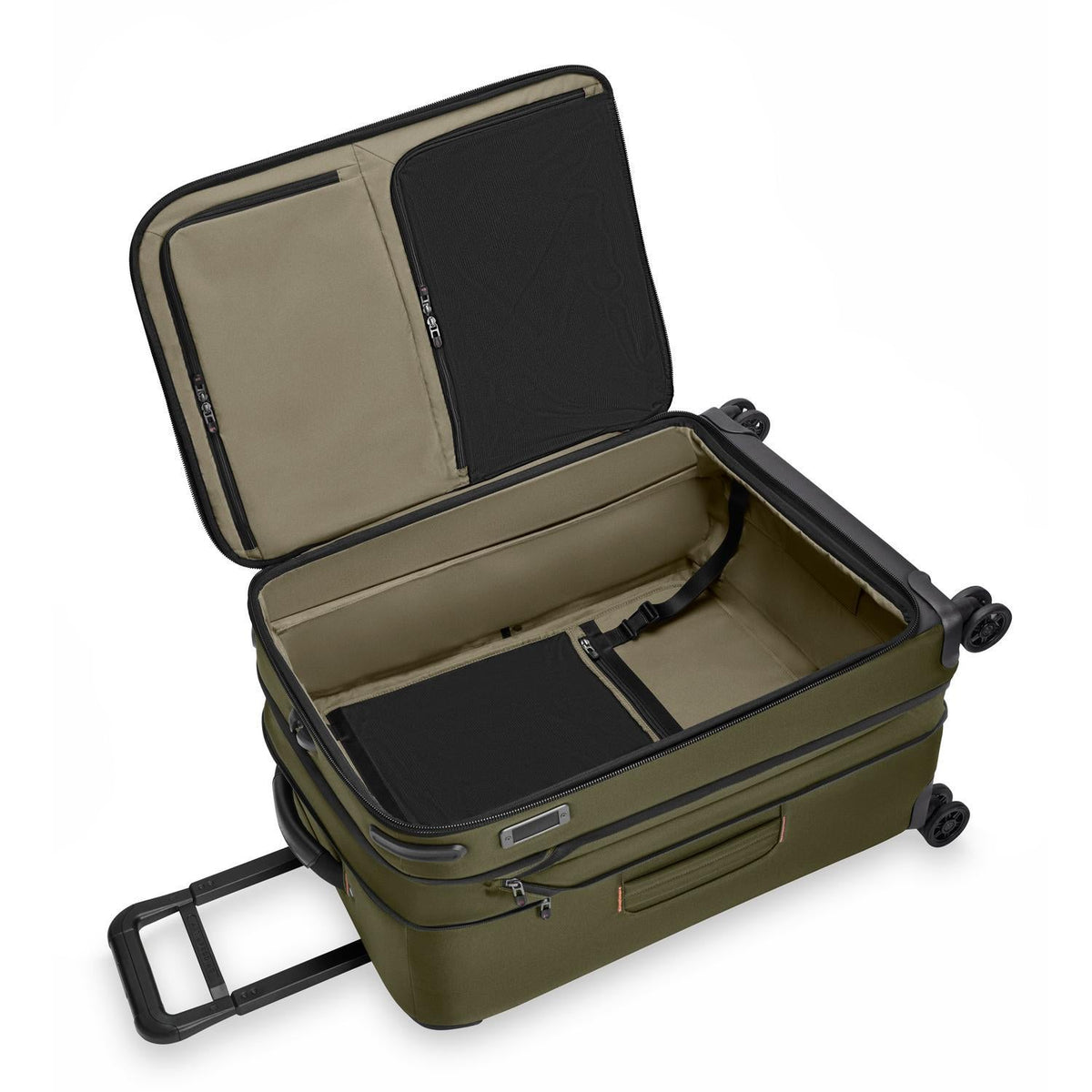 Briggs & Riley ZDX Medium Expandable Spinner in Hunter — interior view 3