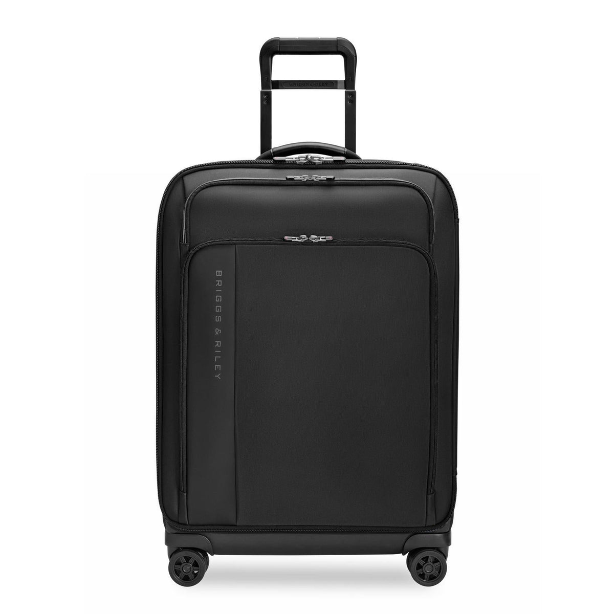 Briggs & Riley ZDX Medium Expandable Spinner in Black — front view