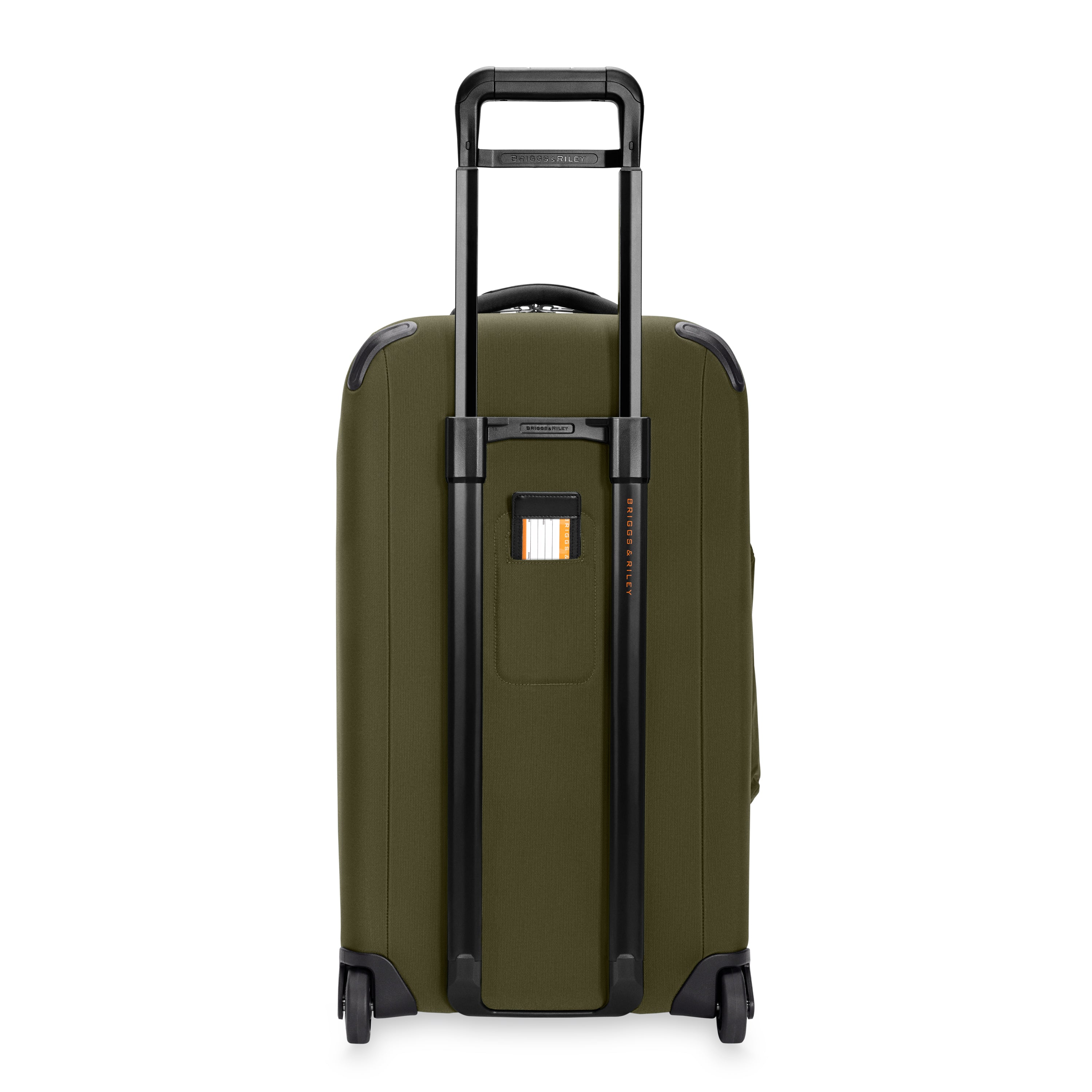 Briggs & Riley ZDX Medium 2-Wheel Duffle in Hunter — back view # color_Hunter