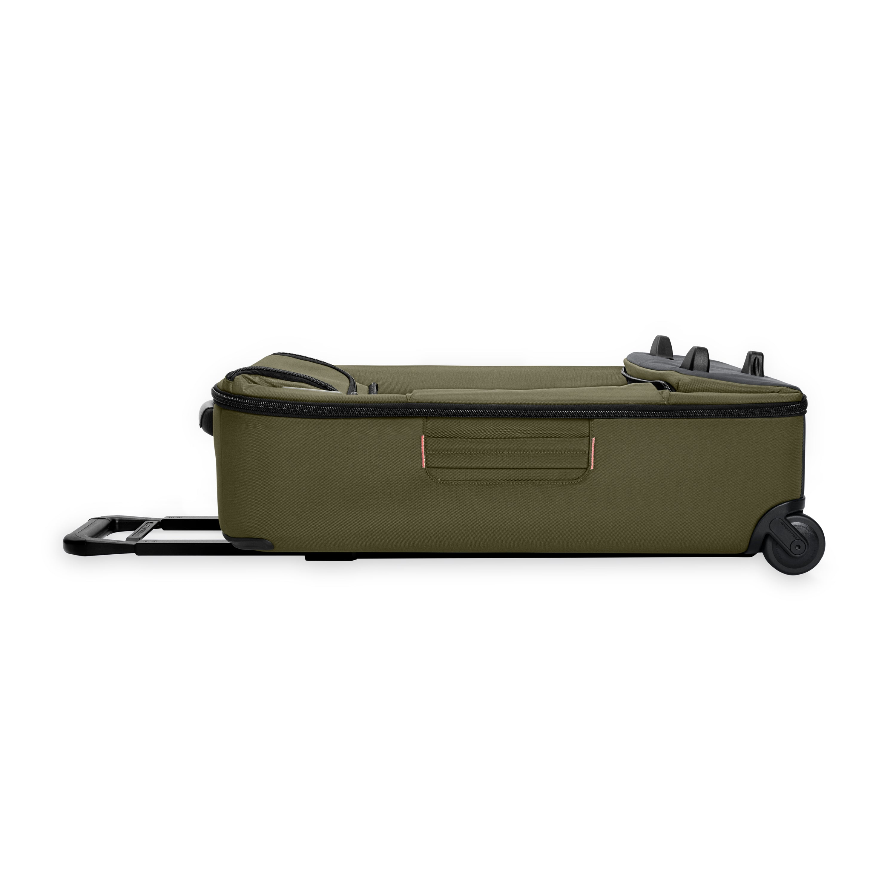 Briggs & Riley ZDX Medium 2-Wheel Duffle in Hunter — side view # color_Hunter
