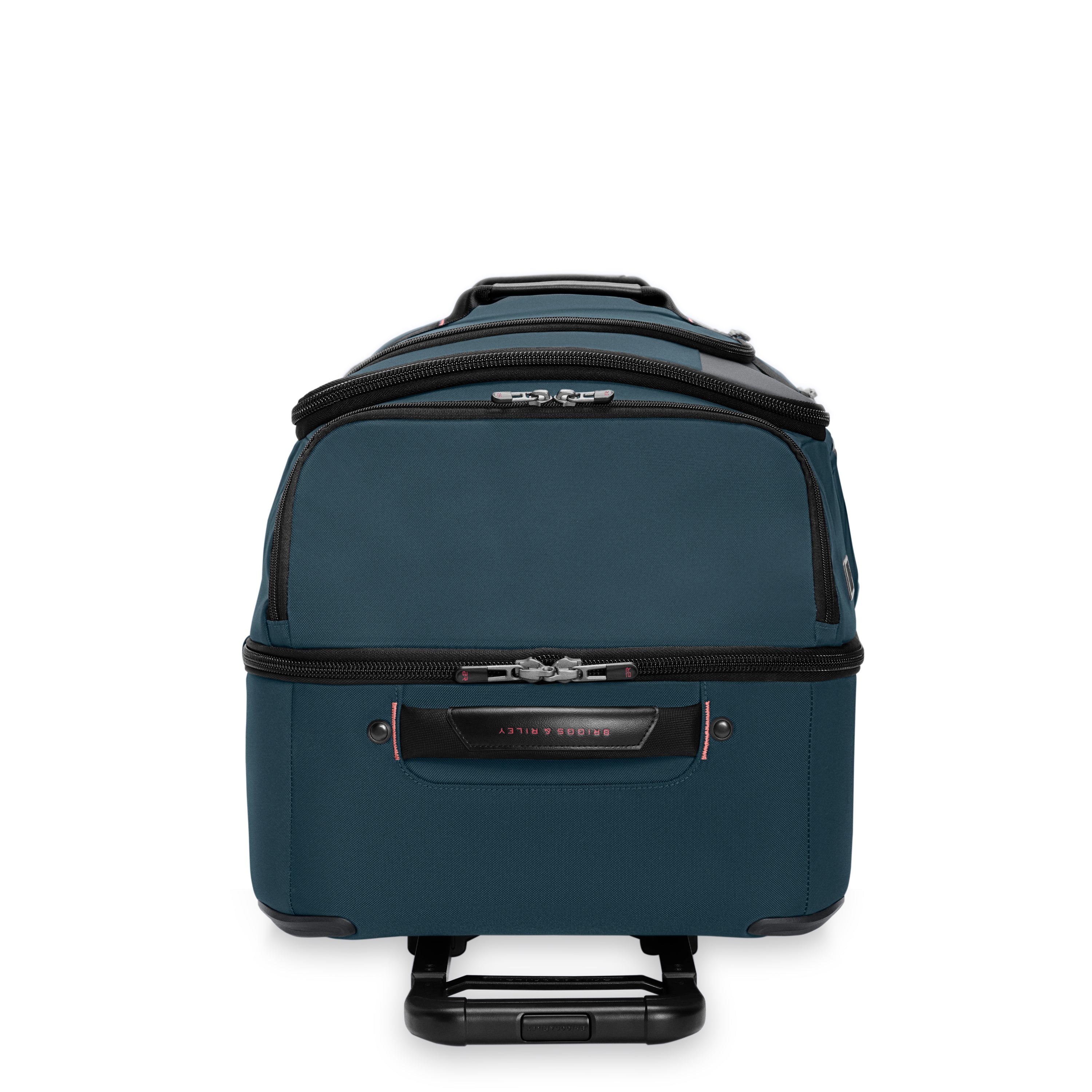 Briggs & Riley ZDX Medium 2-Wheel Duffle in Ocean — angle view 4 # color_Ocean