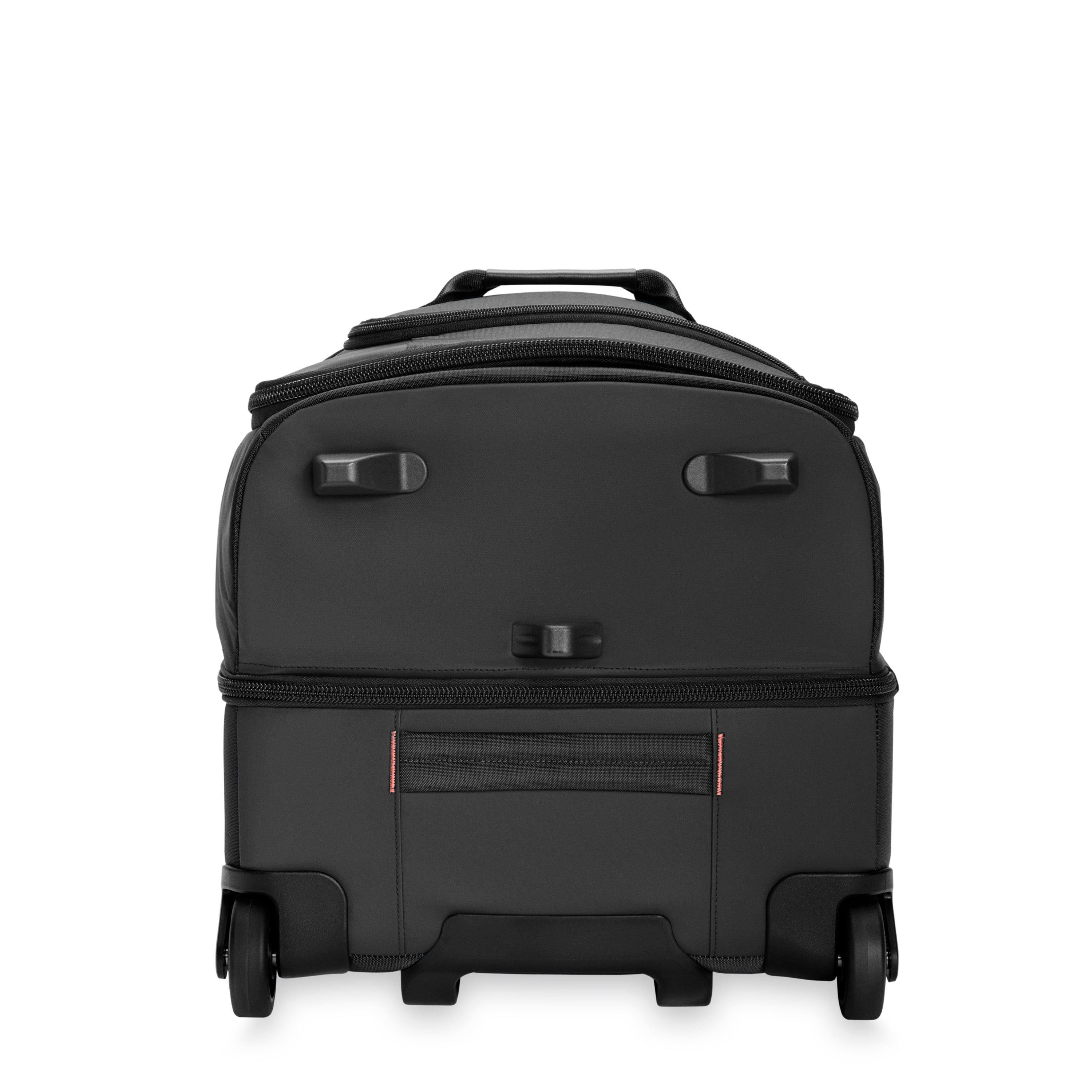 Briggs & Riley ZDX Medium 2-Wheel Duffle in Black — angle view 3 # color_Black