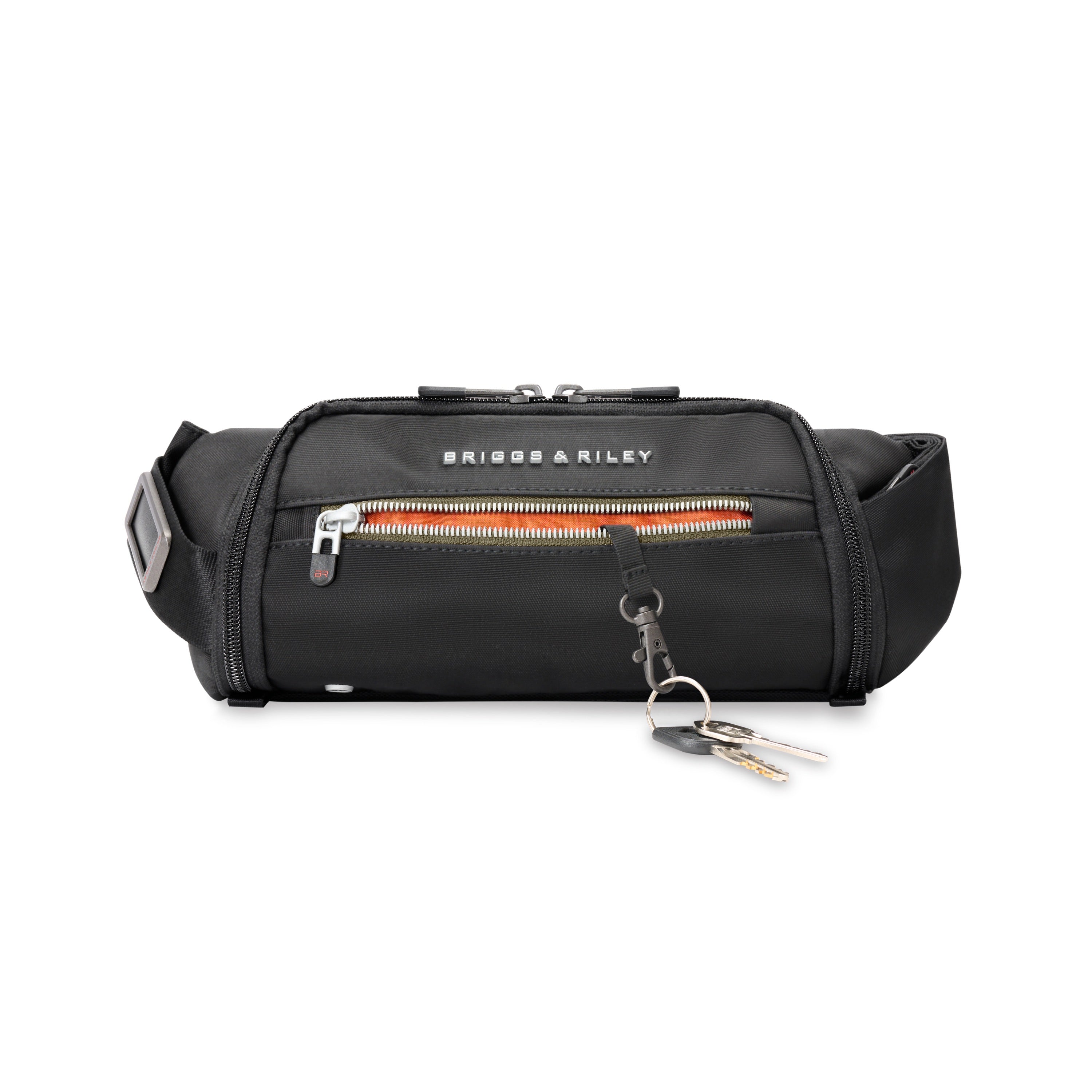 Briggs & Riley HTA Sling Bag in Black — angle view 2