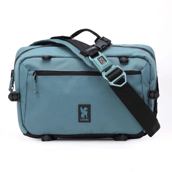 Chrome Industries Kadet Max 15L sling bag – teal, rear view
