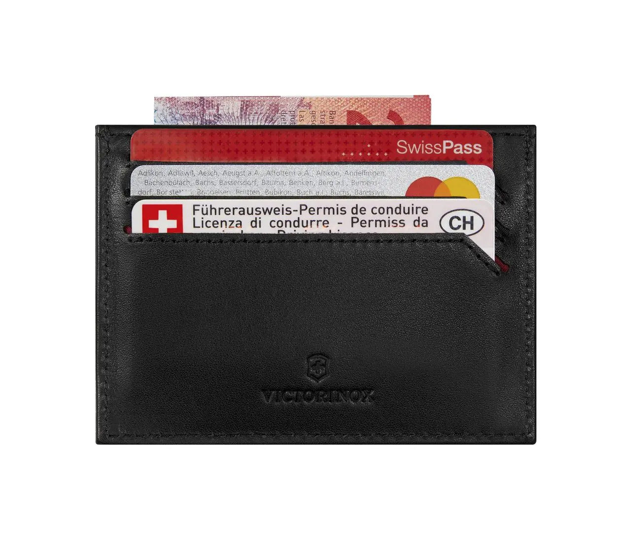 Victorinox Altius Alox Leather Slim Card Case w/ RFID Protection image 0