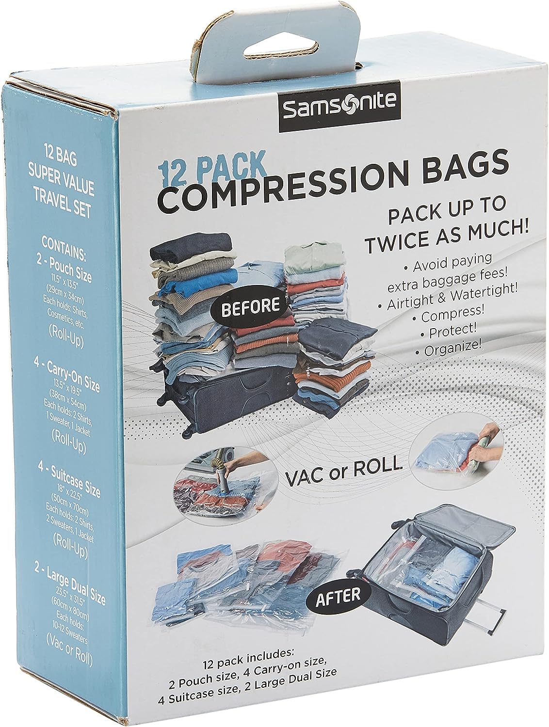 Samsonite 12 Pack Compression Bags image 0