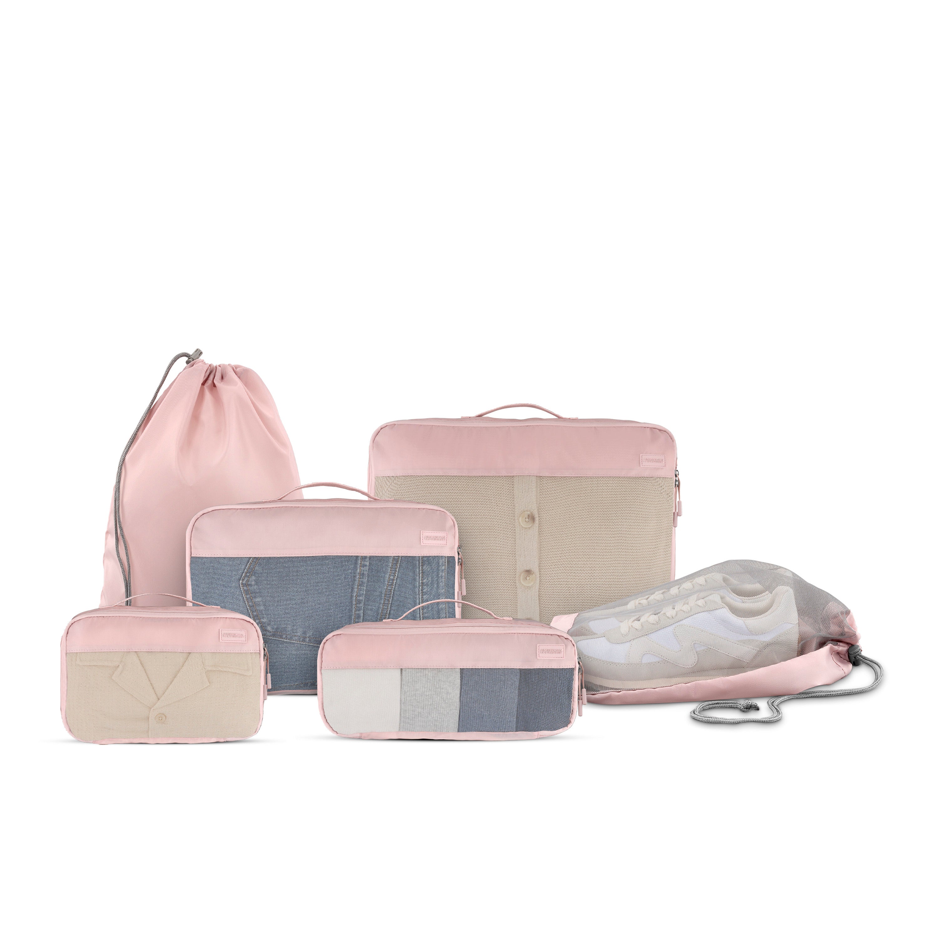 American Tourister Stratum 3.0 Packing Cubes (6-Piece Set) - Pink Blush