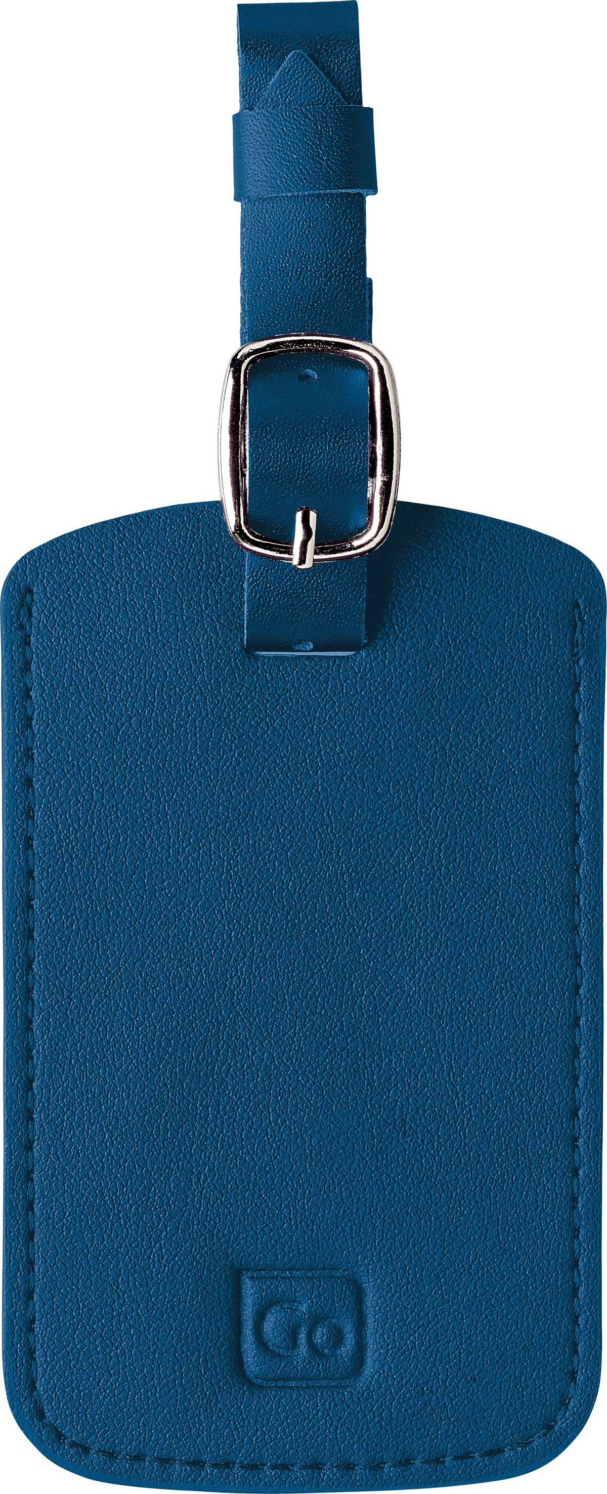 Go Travel Classic Tags Luggage Label (Set of 2) in Blue — front view # color_Blue