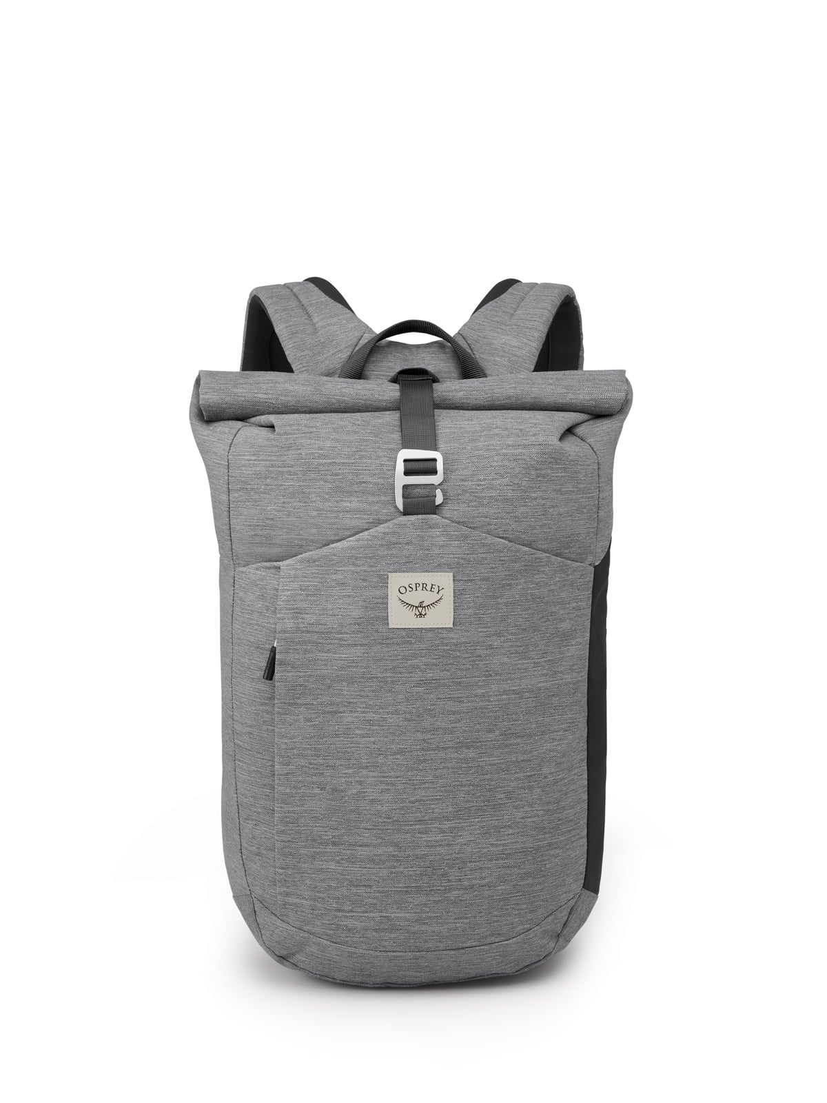Osprey Arcane Roll Top Backpack 22L in Medium Grey Heather — front view