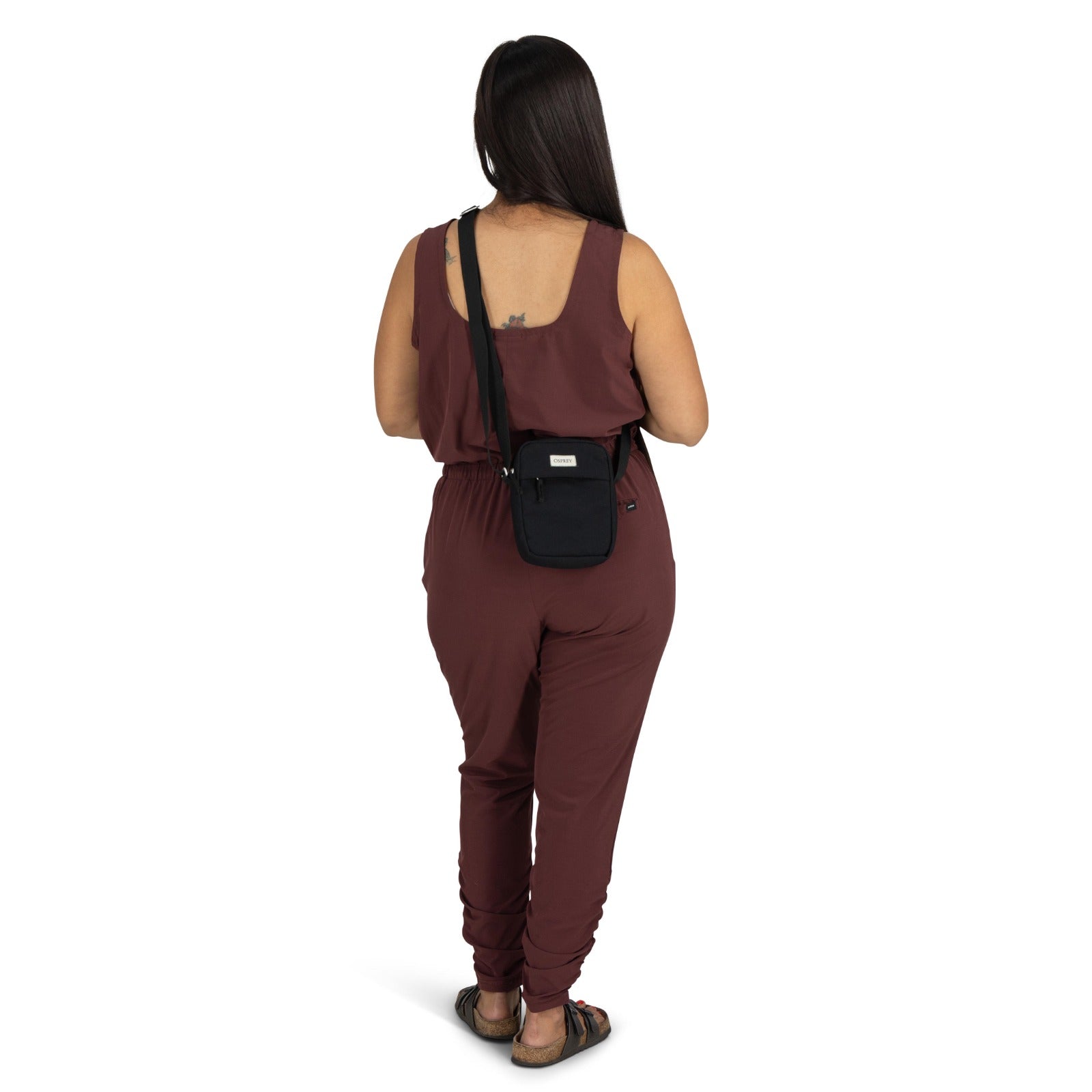 Osprey Arcane Small Crossbody 1.5L in Black — lifestyle 2