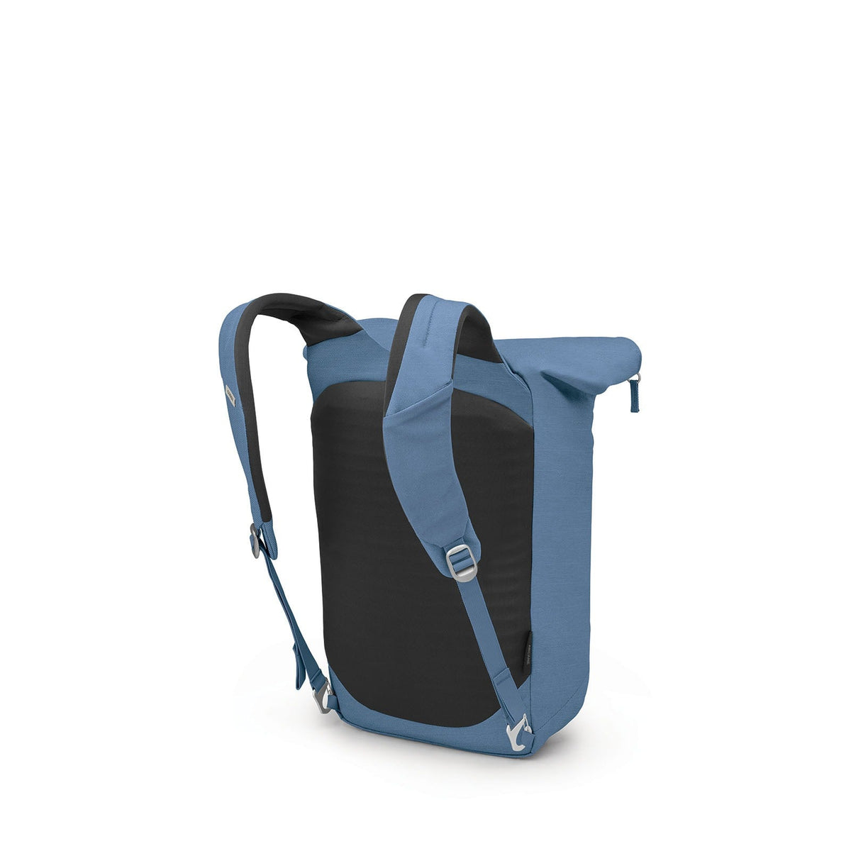 Osprey Arcane Roll Top Backpack 24L in Nirvana Blue Heather — back view