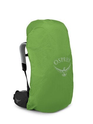 Osprey Atmos AG LT 50 Backpacking Pack 50L in Black — angle view 2