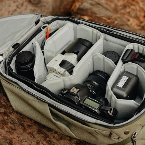 Peak Design Camera Cube Large in Black — interior view 3