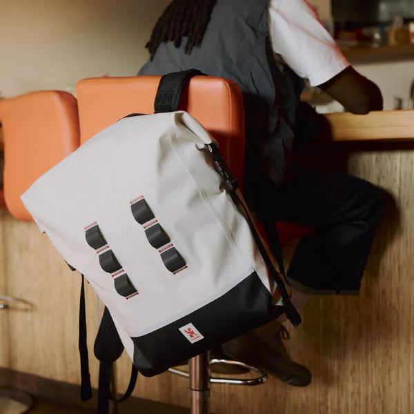 Chrome Industries Urban Ex Rolltop 30L backpack – black, front detail