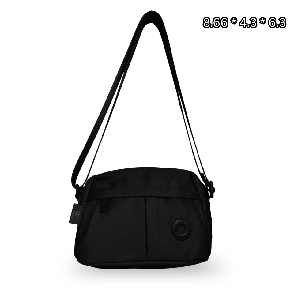 BoBo Crossbody Bag in Black - nylon