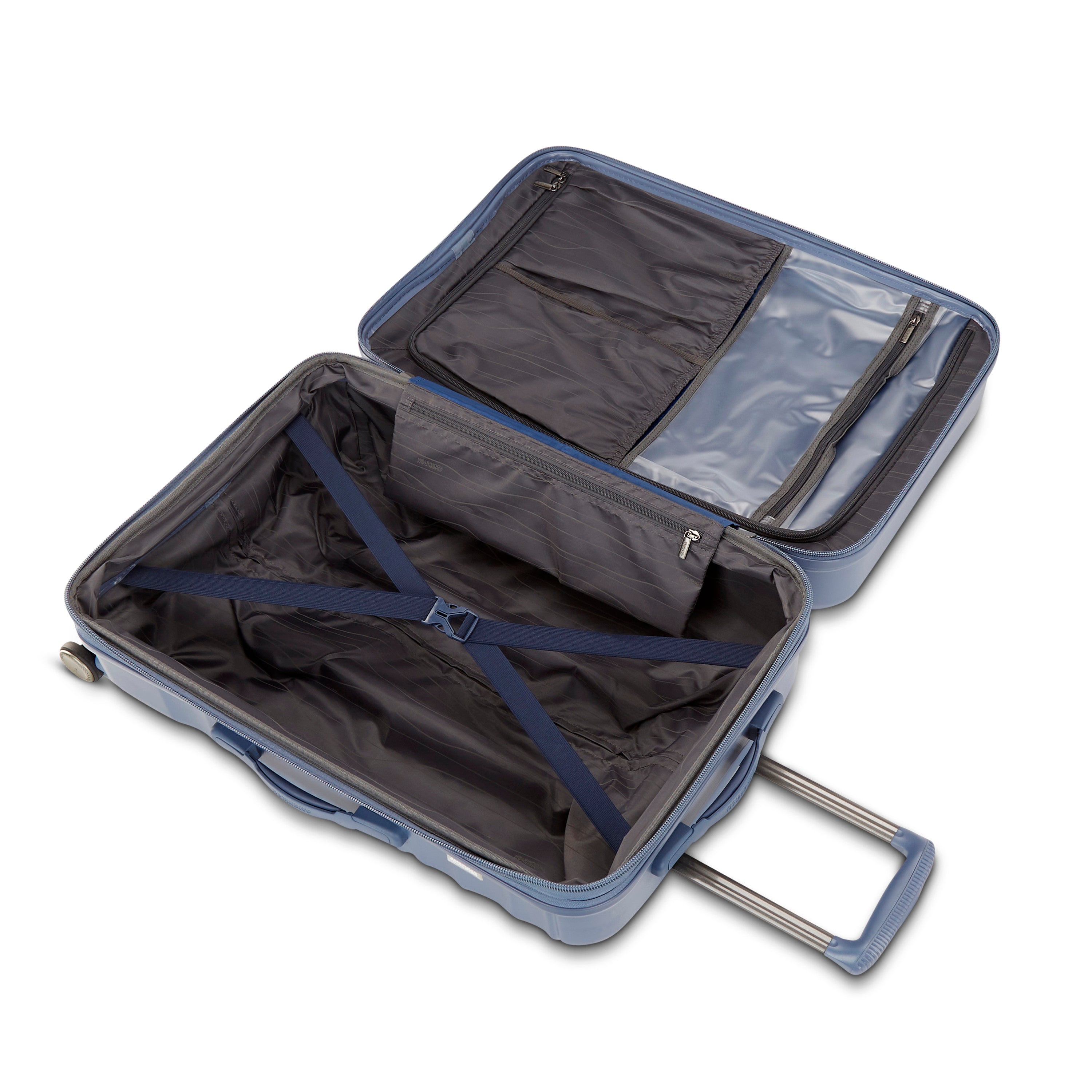 American Tourister Cascade Hardside Carry-On Spinner (20-inch) - SLATE BLUE