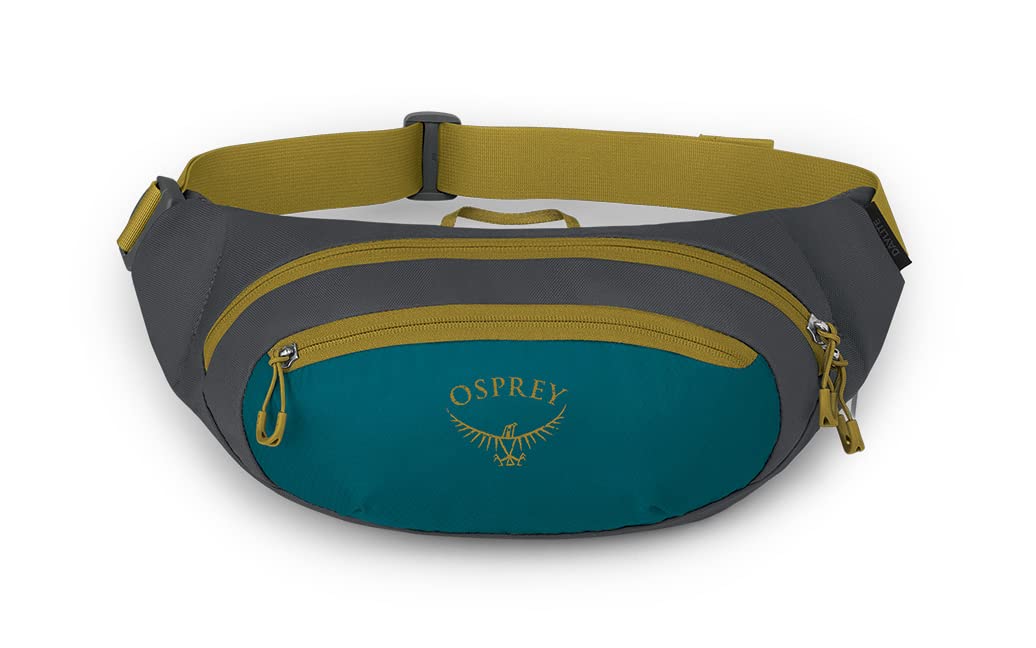 Osprey Daylite Waist Pack 2L in Deep Peyto Green — front view 2