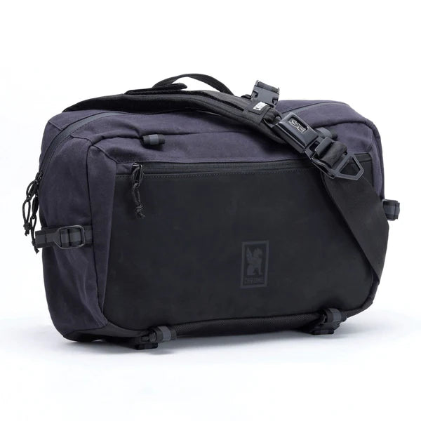 Chrome Industries Kadet Max 15L sling bag – black, front view