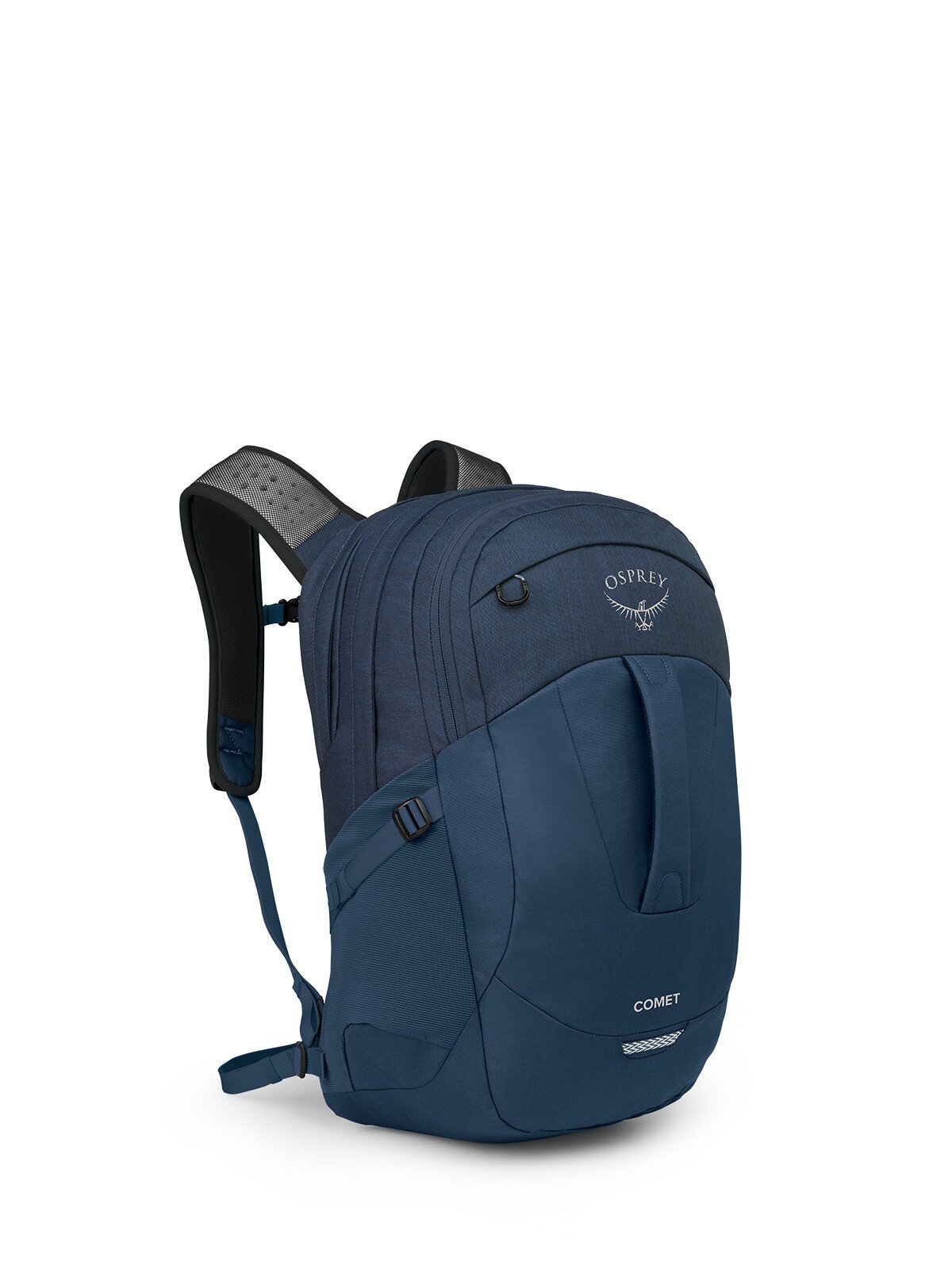 Osprey Comet Backpack 30L in Atlas Blue Heather — front view