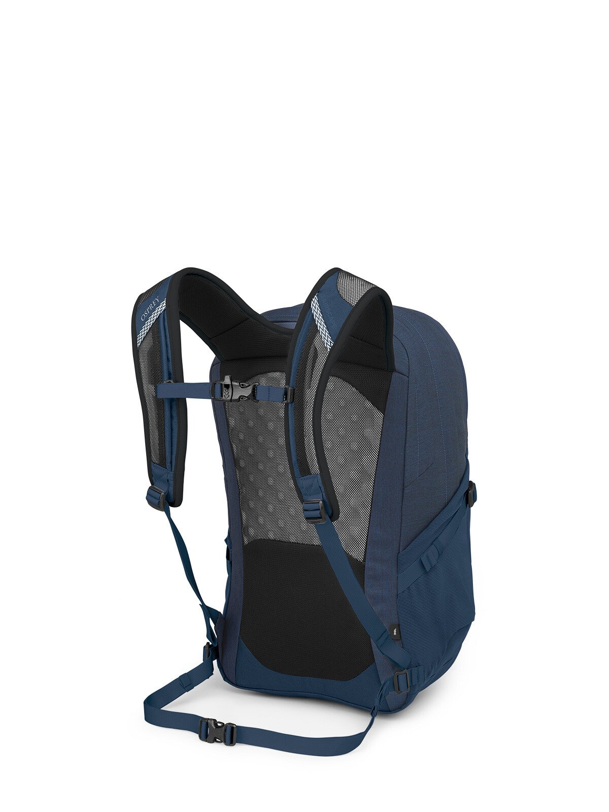 Osprey Comet Backpack 30L in Atlas Blue Heather — back view 2