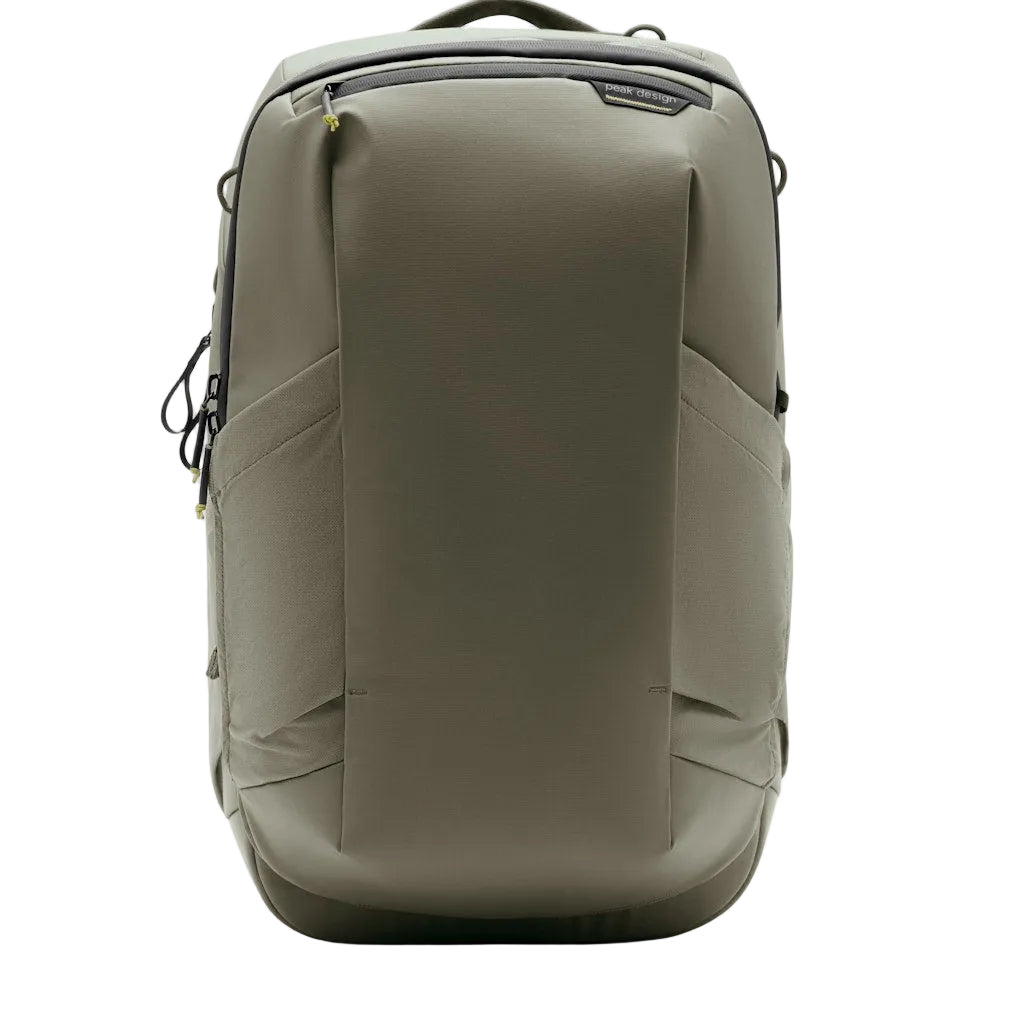 Peak Design Travel Backpack 2-in-1 40L in Stone — front view # color_Stone