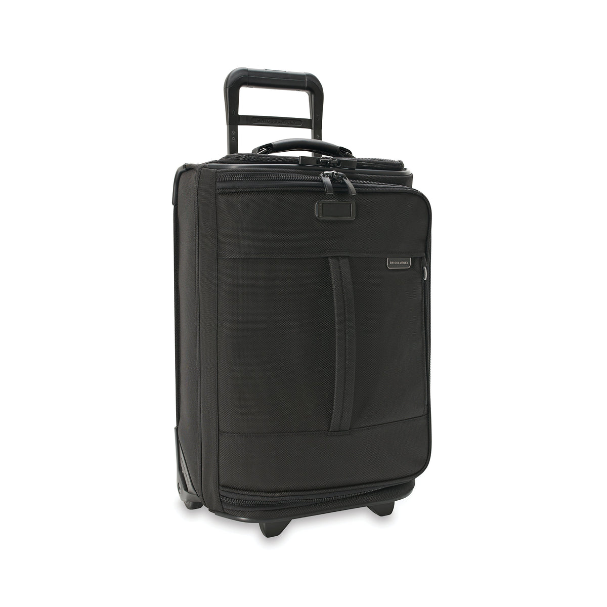 Briggs & Riley Baseline Global 2-Wheel Carry-on Duffle in Black — angle view 2