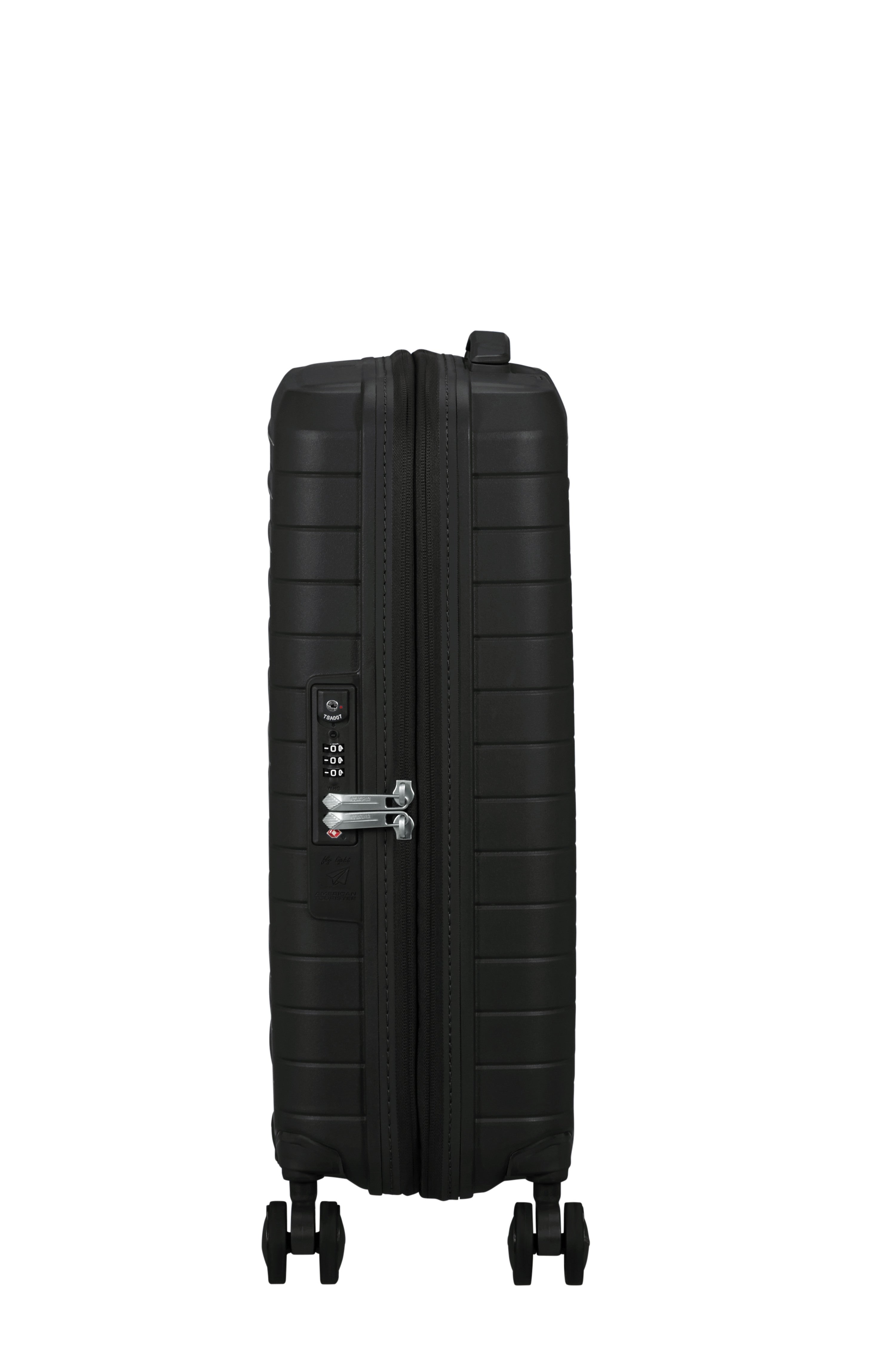 American Tourister FastForward Expandable Carry-On Spinner (20-inch) - FLASH BLACK