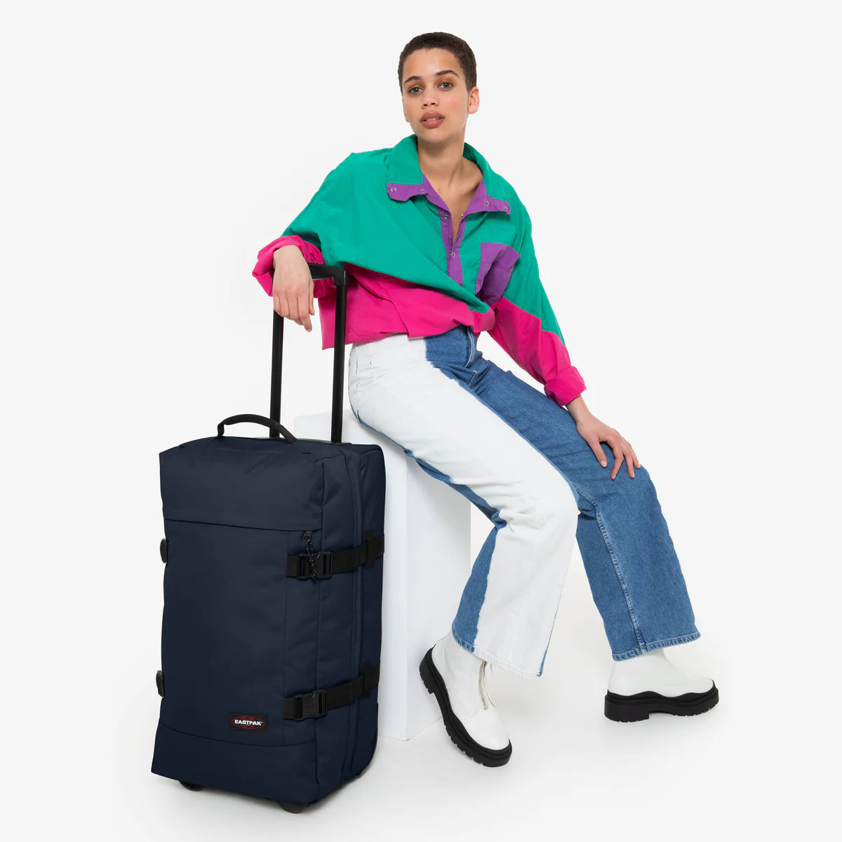 Eastpak Tranverz Medium 2-Wheel Duffel | 78L, view 13