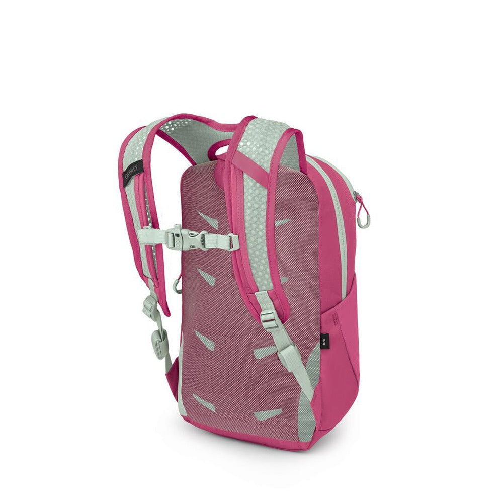 Osprey Daylite JR. 9L in Hotspot Pink/Frosty Mint — back view