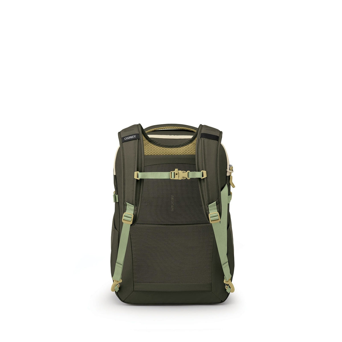 Osprey Daylite Carry-On Travel Pack 35L in Gravel Tan — back view
