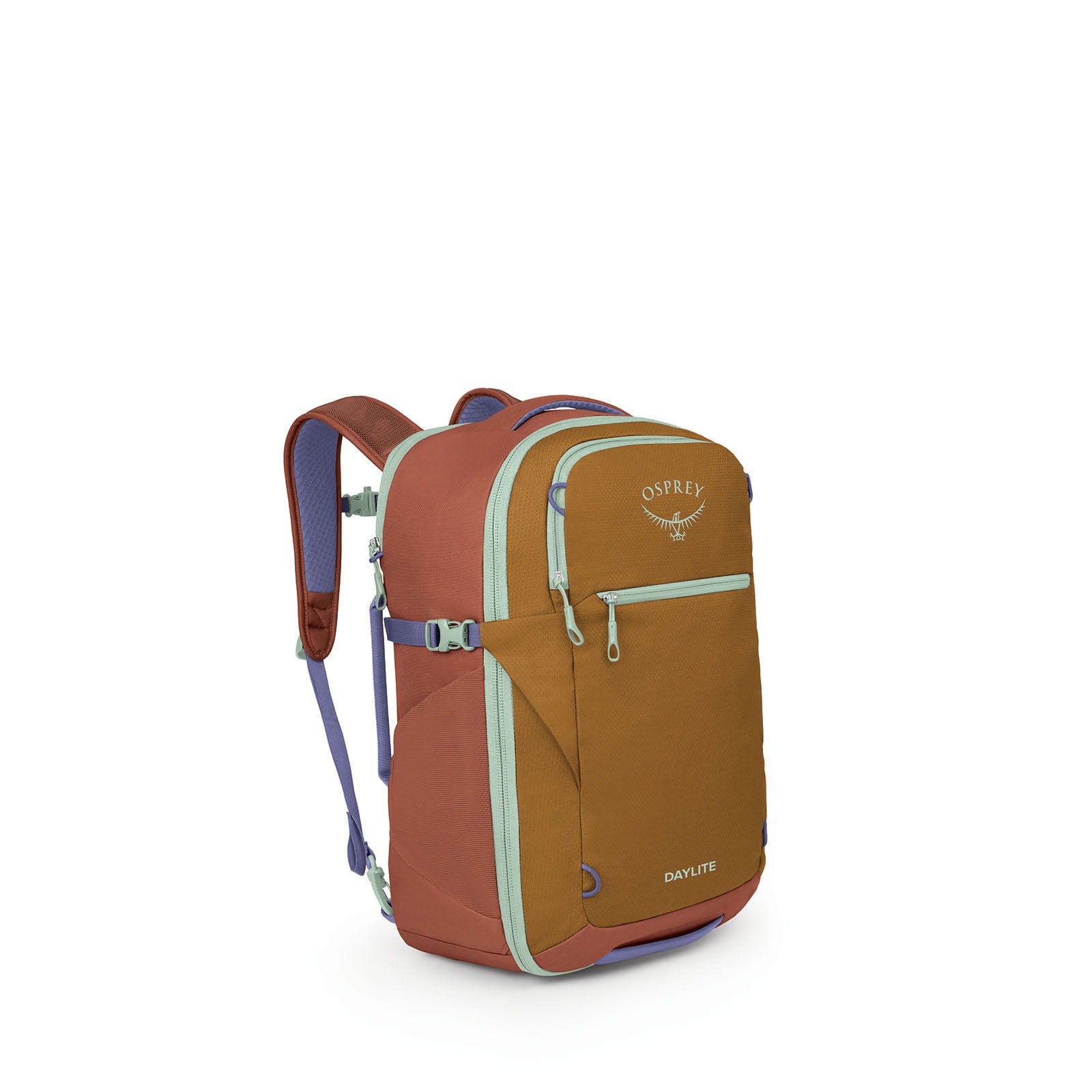 Osprey Daylite Carry-On Travel Pack 35L in Barley Brown — front view # color_Barley Brown
