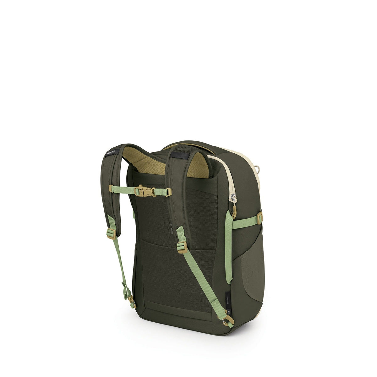 Osprey Daylite Carry-On Travel Pack 35L in Gravel Tan — angle view