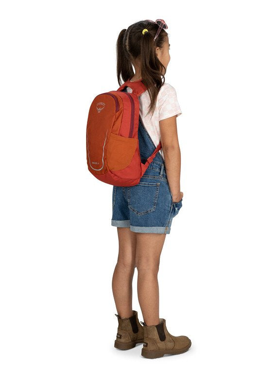 Osprey Daylite JR. 9L in Orange Dawn Bazan — lifestyle