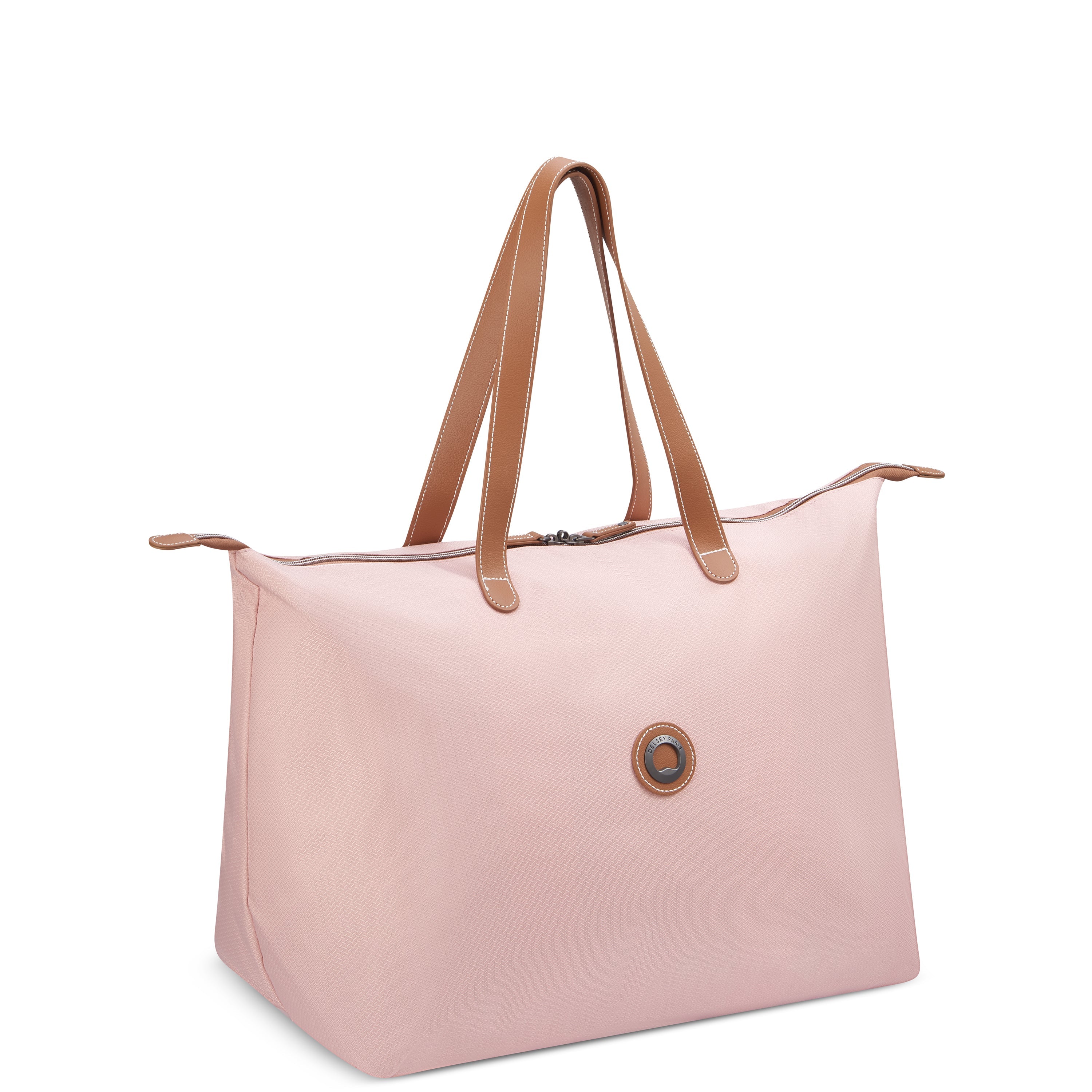 Delsey Chatelet Air 2.0 Tote Bag in Blush Pink — front view