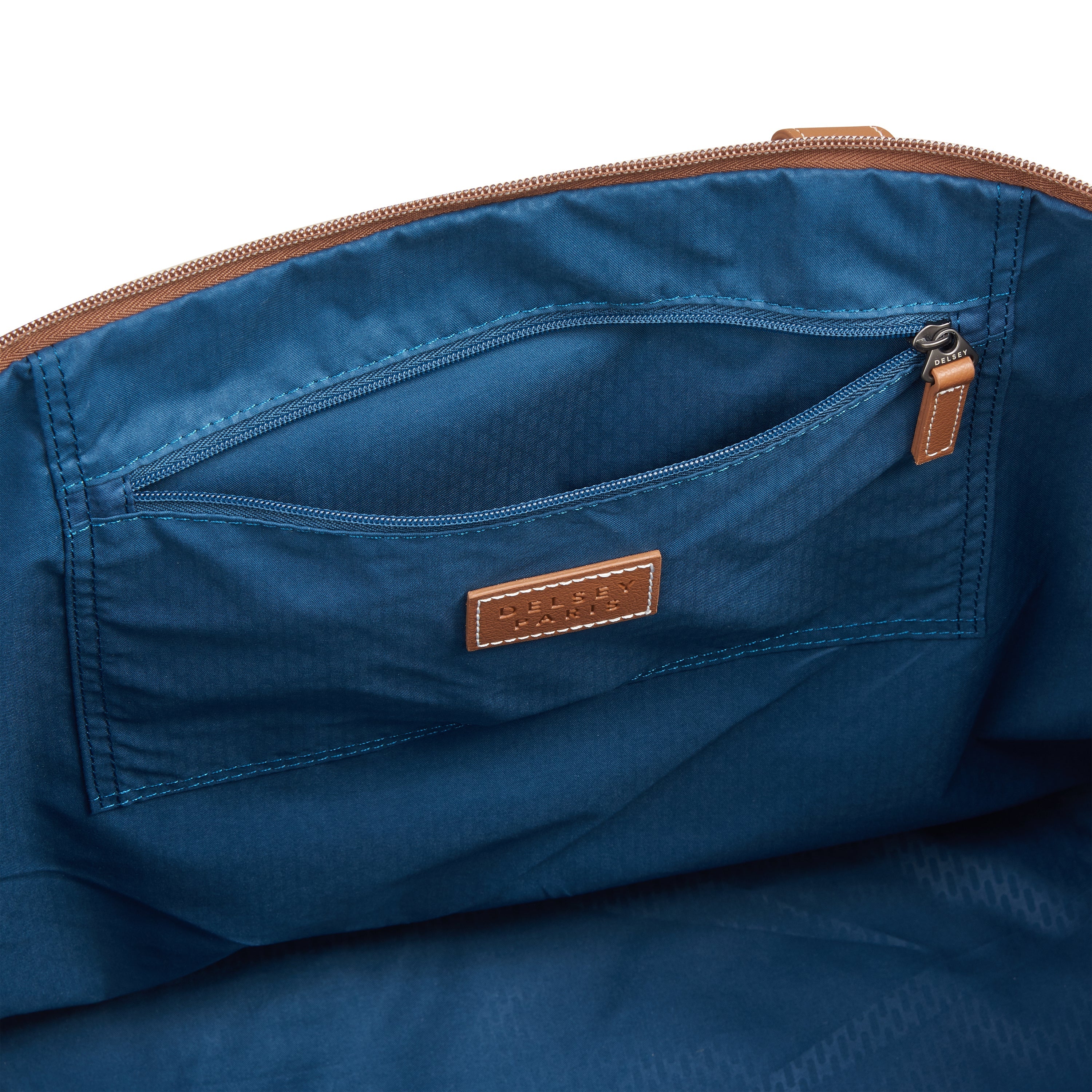 Delsey Chatelet Air 2.0 Tote Bag in Blush Pink — interior view
